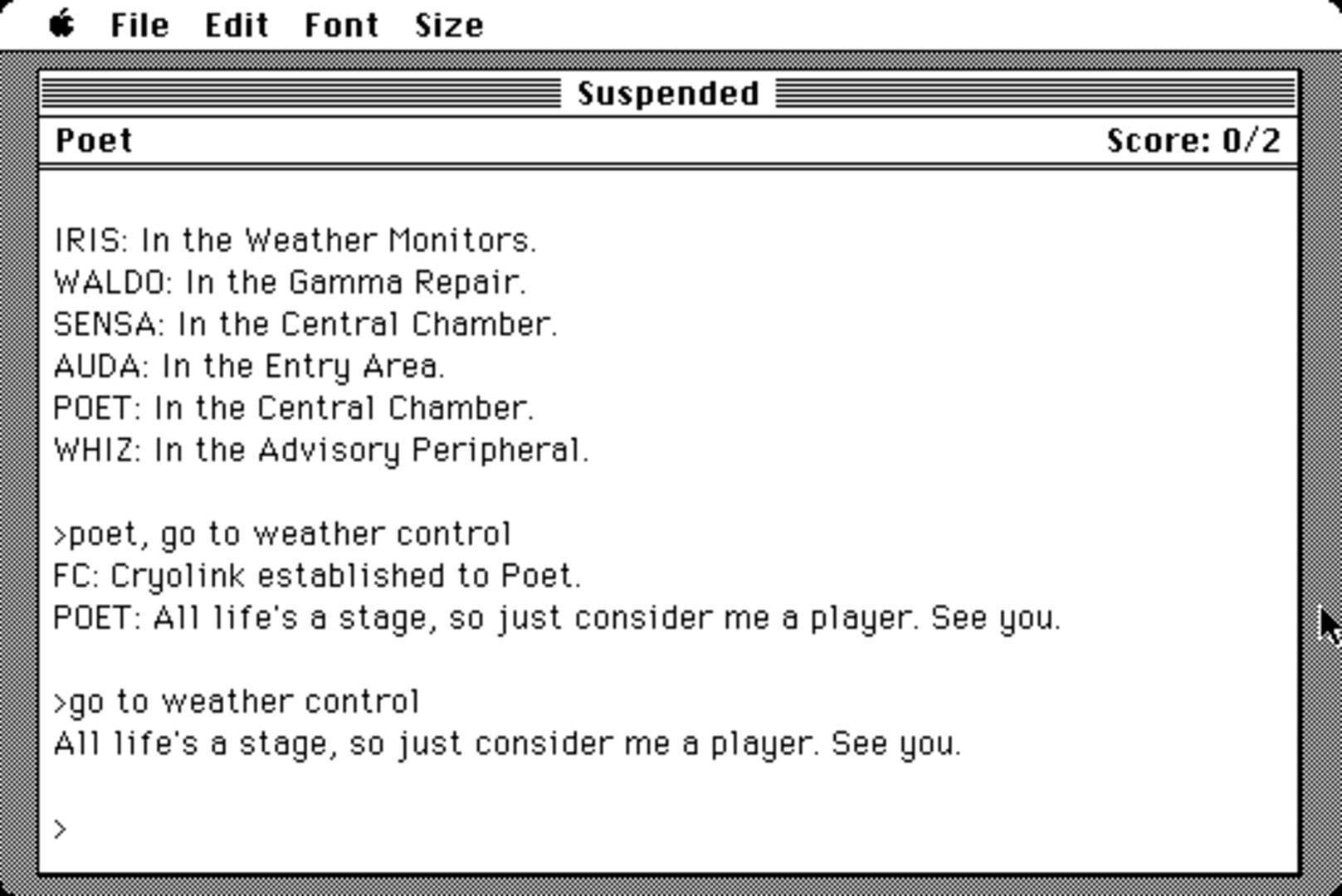 Foto do jogo Suspended