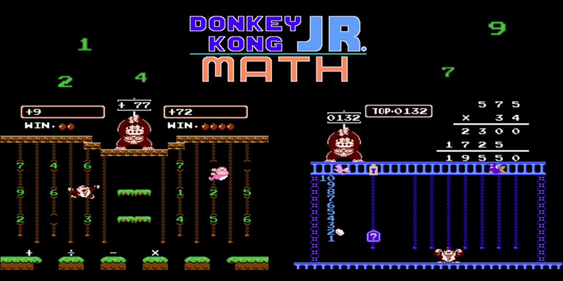 Foto do jogo Donkey Kong Jr. Math