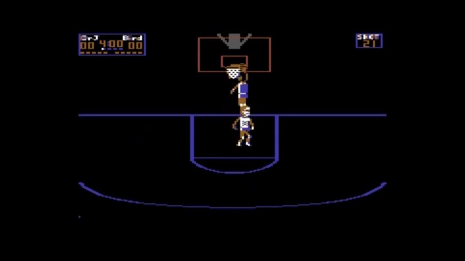 Foto do jogo One on One: Dr. J vs. Larry Bird