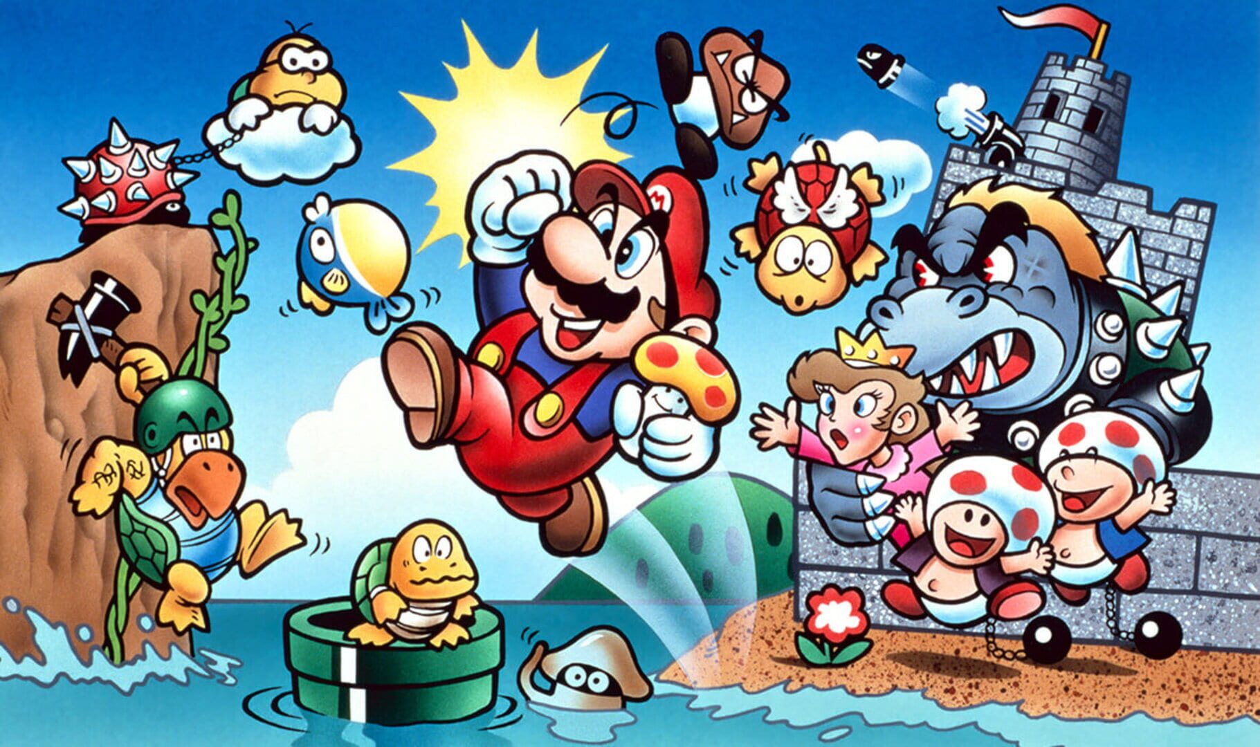 Foto do jogo Super Mario Bros.