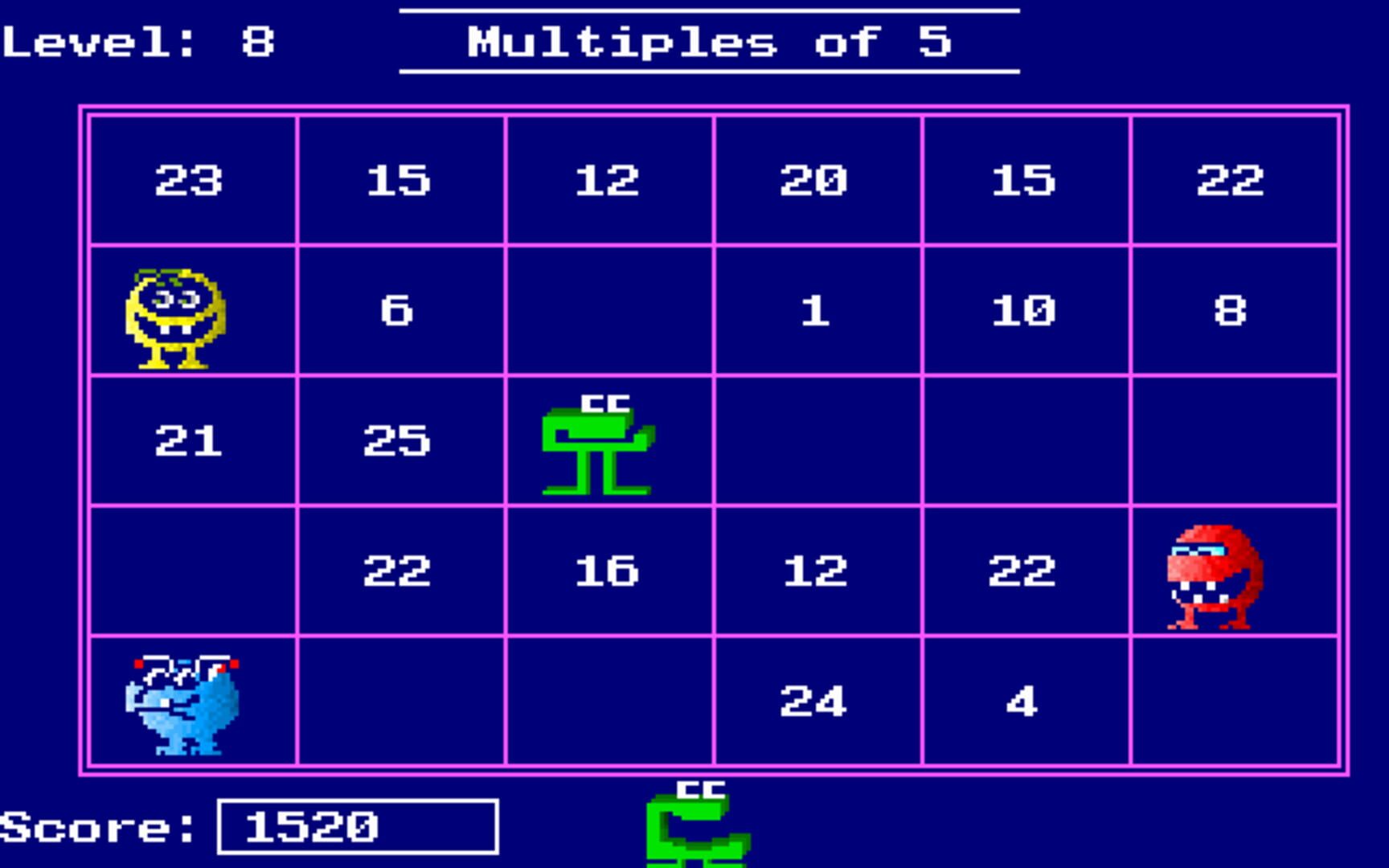 Foto do jogo Number Munchers