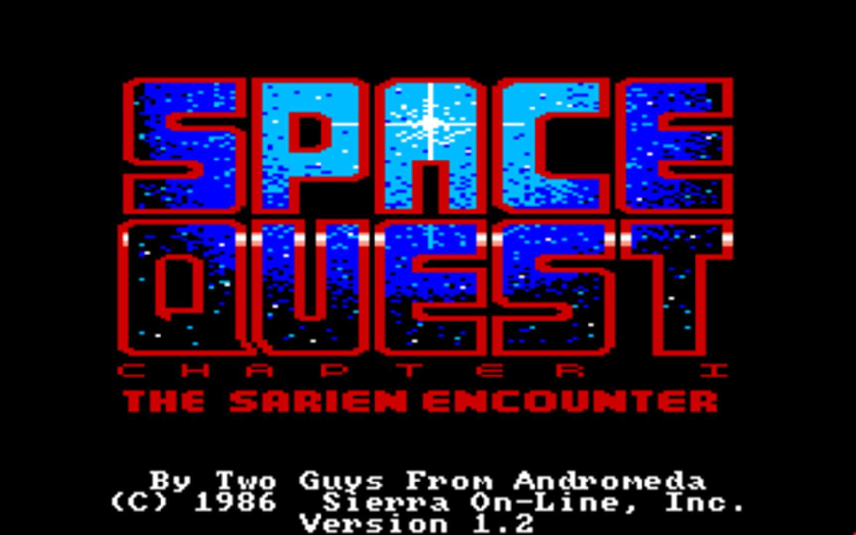 Foto do jogo Space Quest: The Sarien Encounter