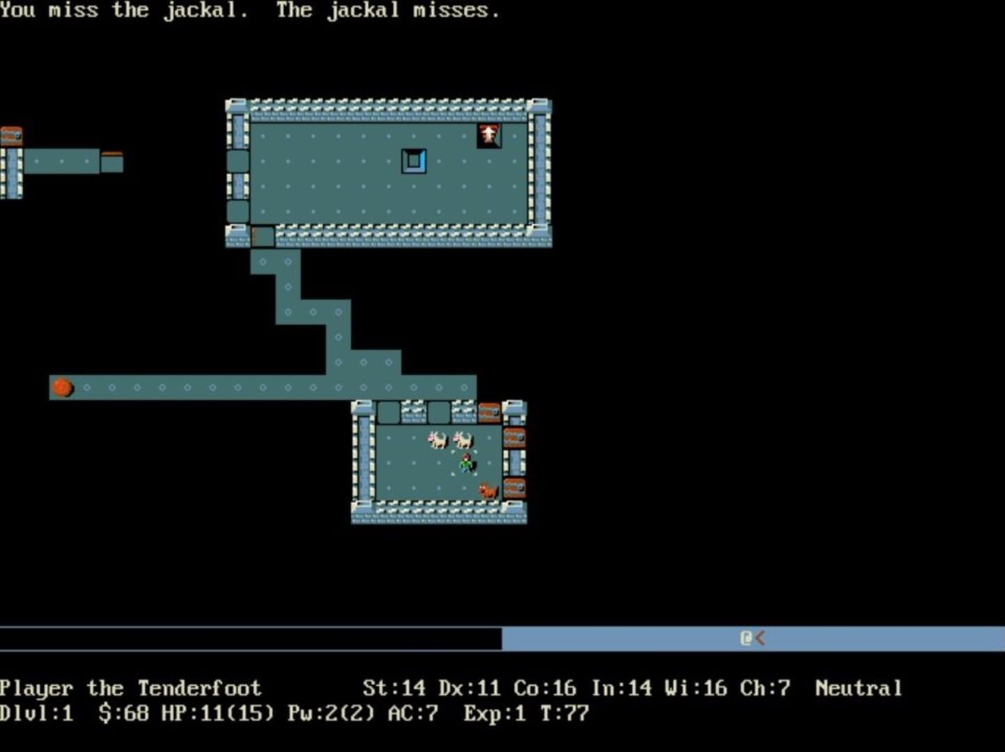 Foto do jogo NetHack