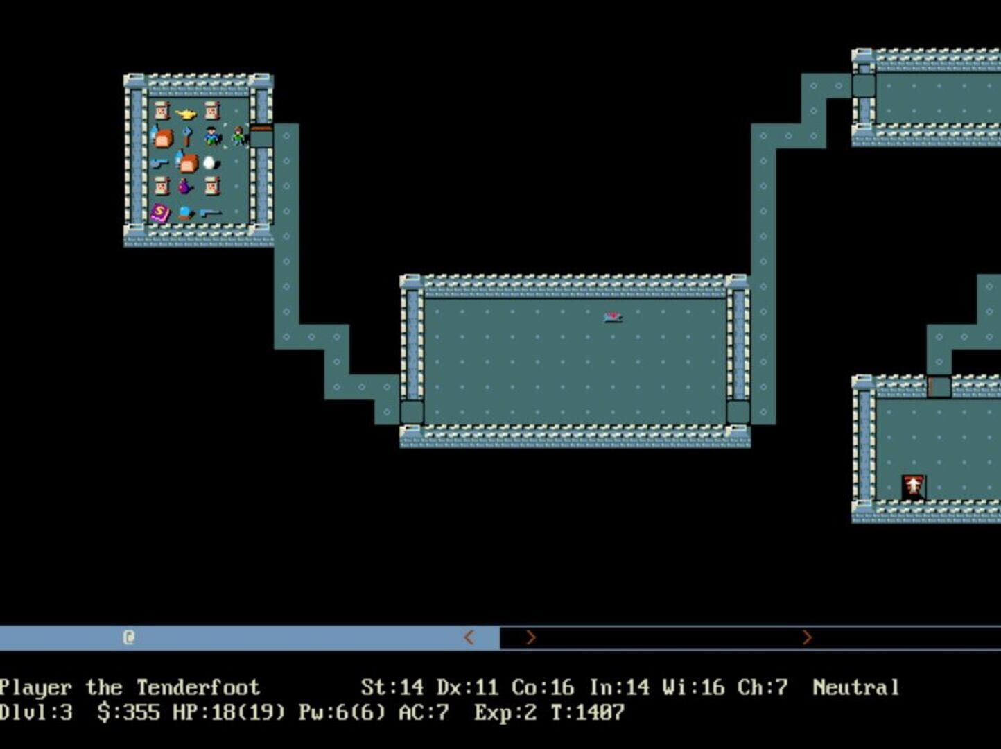 Foto do jogo NetHack