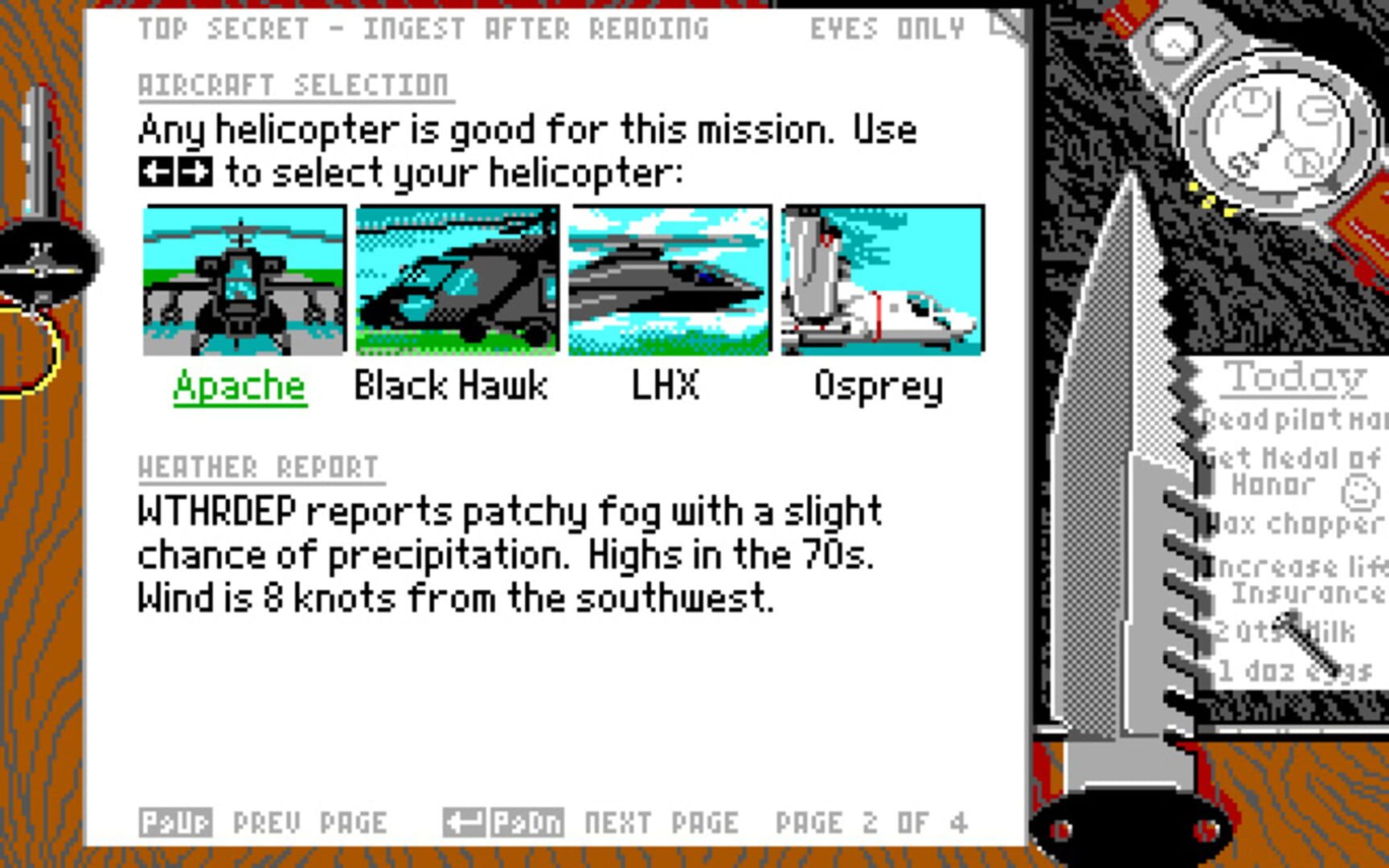 Foto do jogo LHX: Attack Chopper