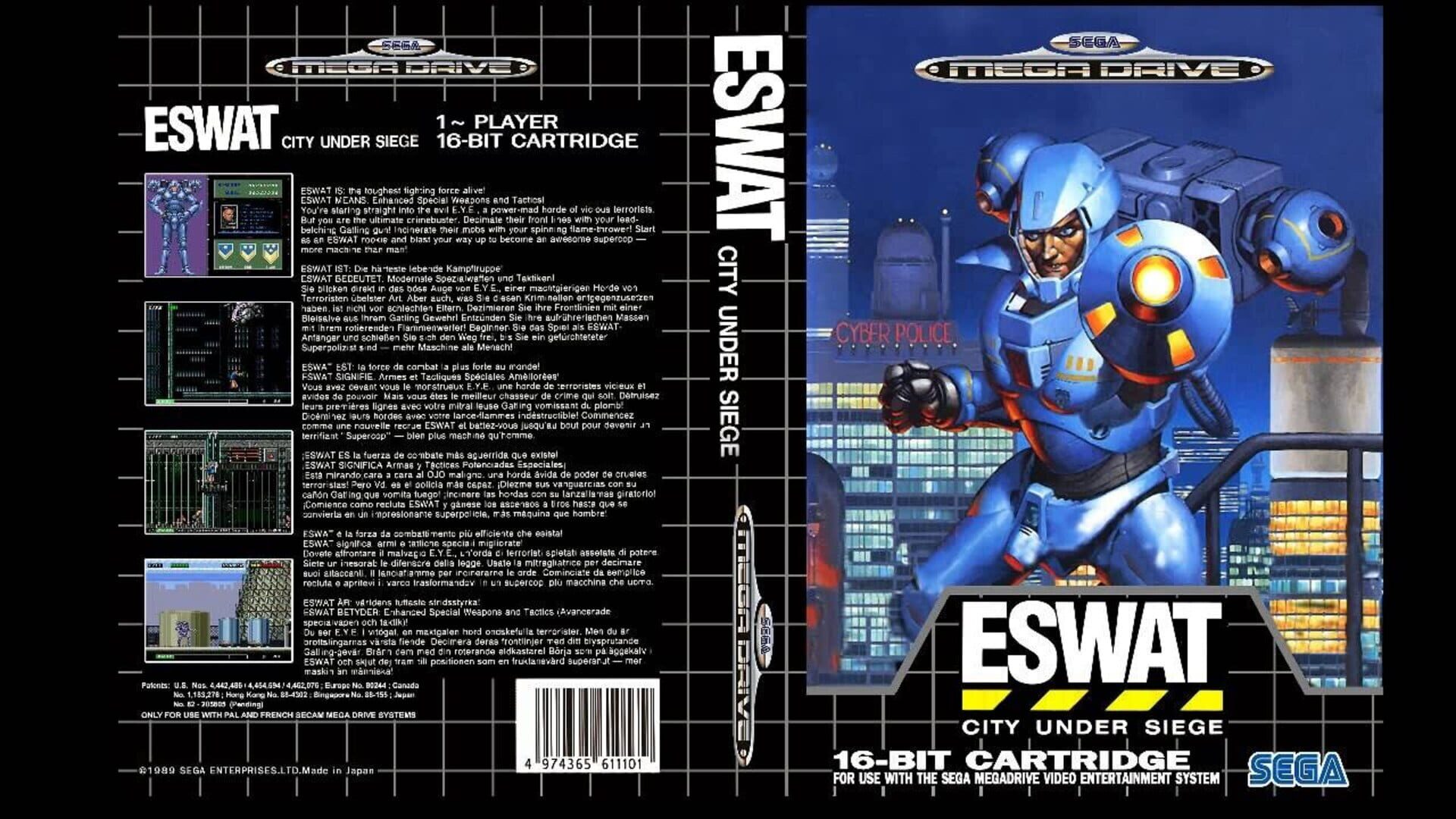 Foto do jogo ESWAT: City Under Siege