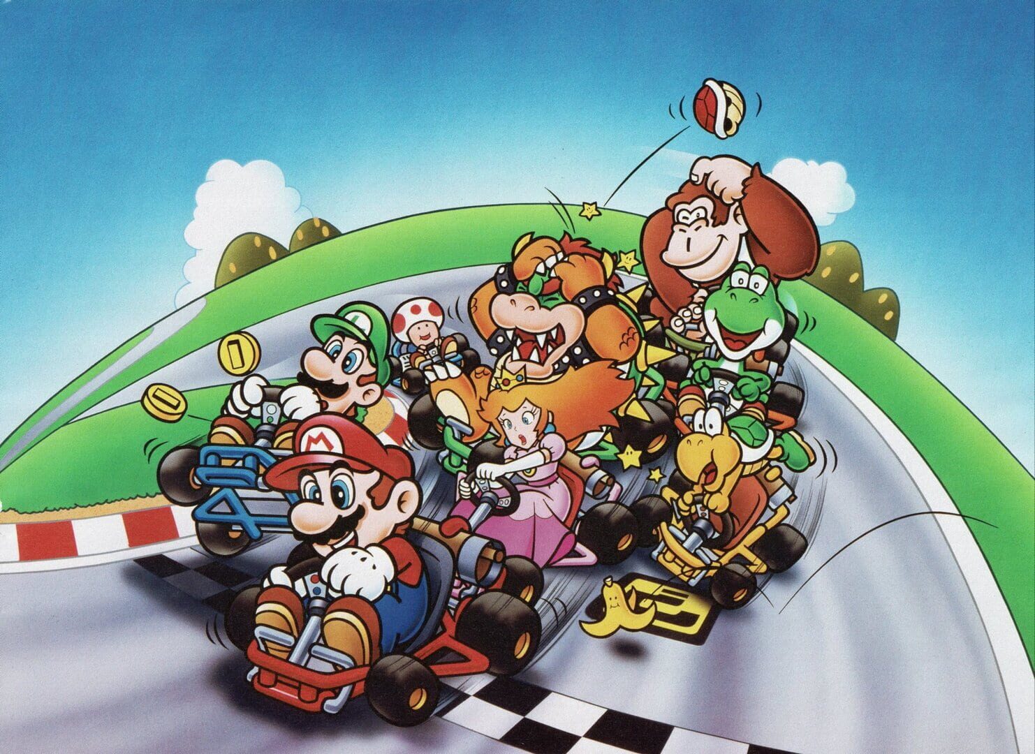 Foto do jogo Super Mario Kart