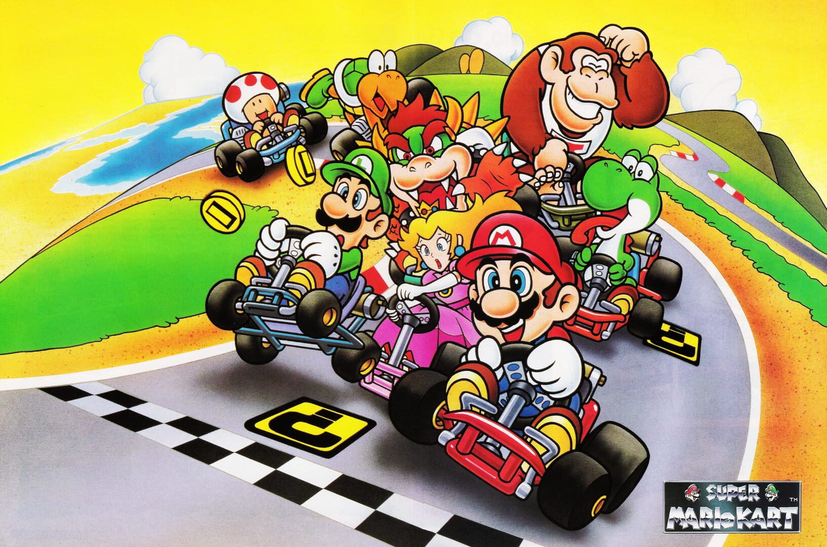 Foto do jogo Super Mario Kart