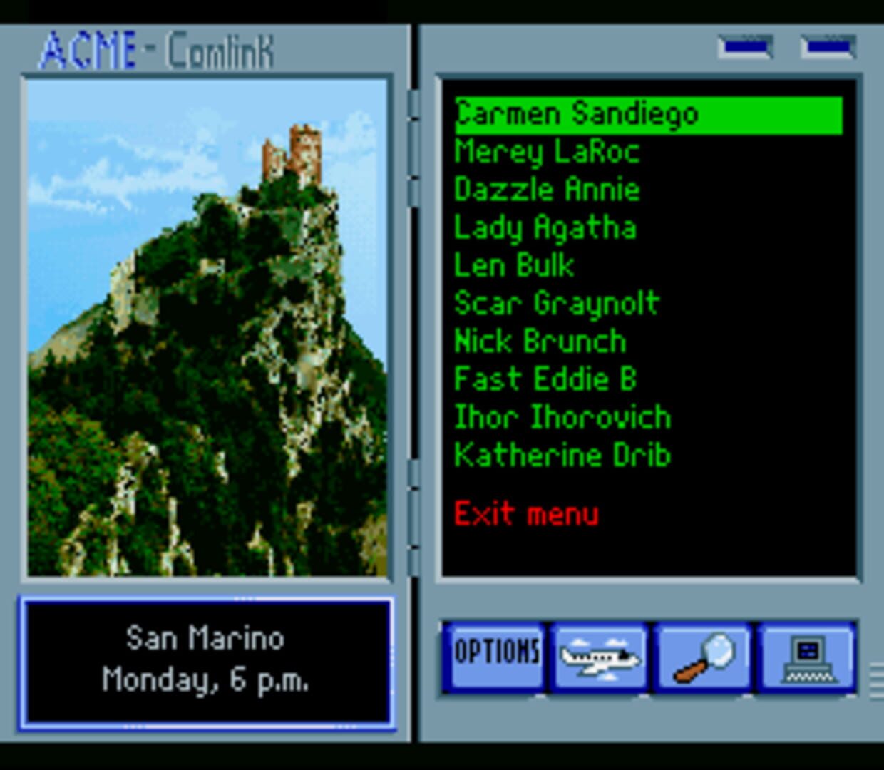 Foto do jogo Where in the World Is Carmen Sandiego?