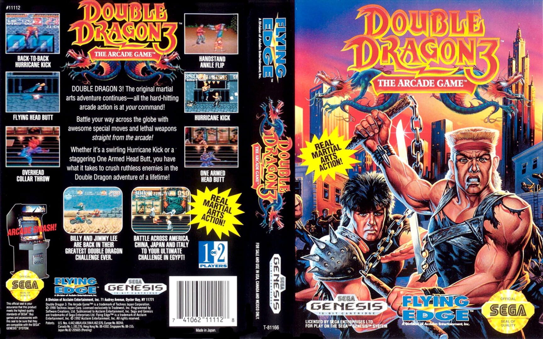 Foto do jogo Double Dragon 3: The Arcade Game