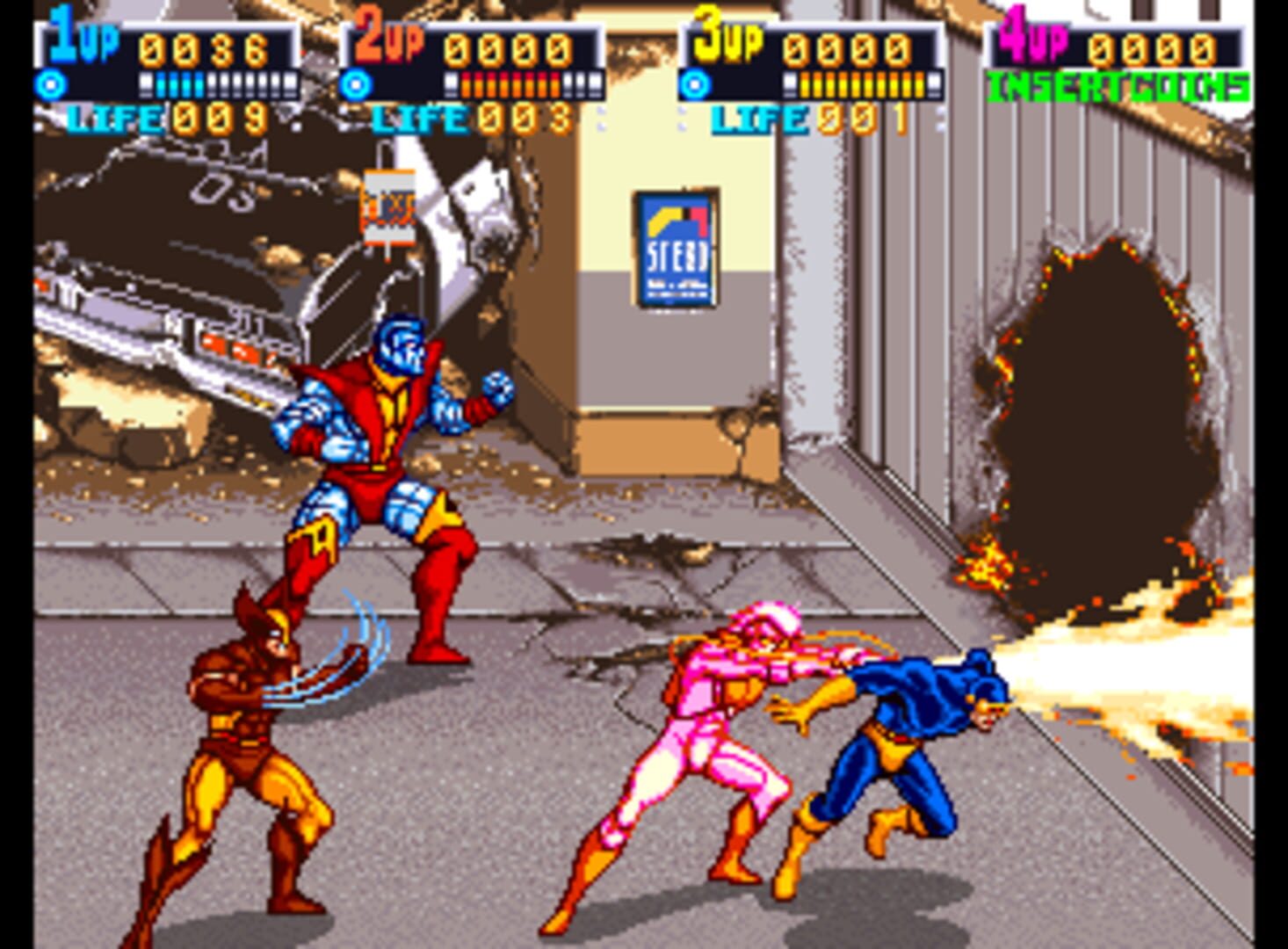 Foto do jogo X-Men