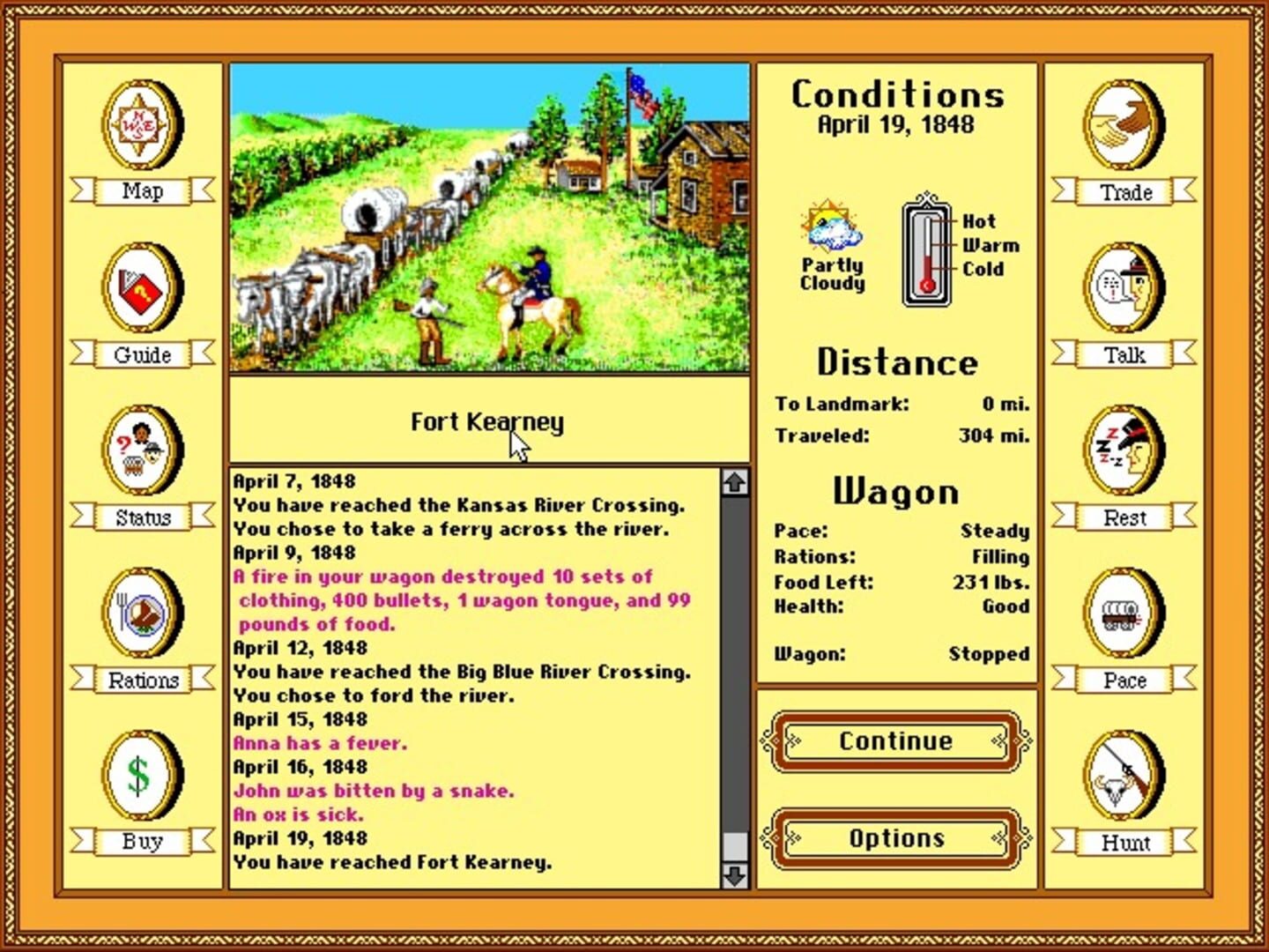 Foto do jogo The Oregon Trail Deluxe