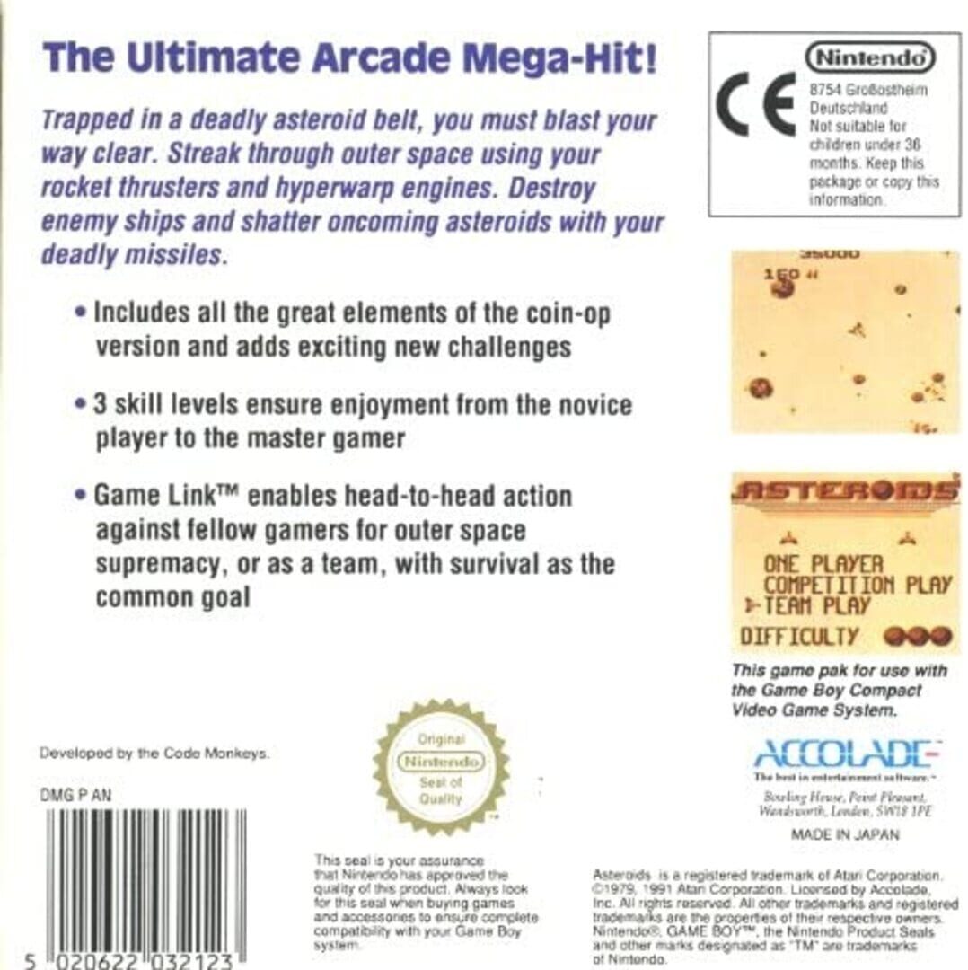 Foto do jogo Asteroids