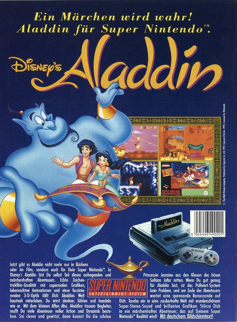 Foto do jogo Disney's Aladdin
