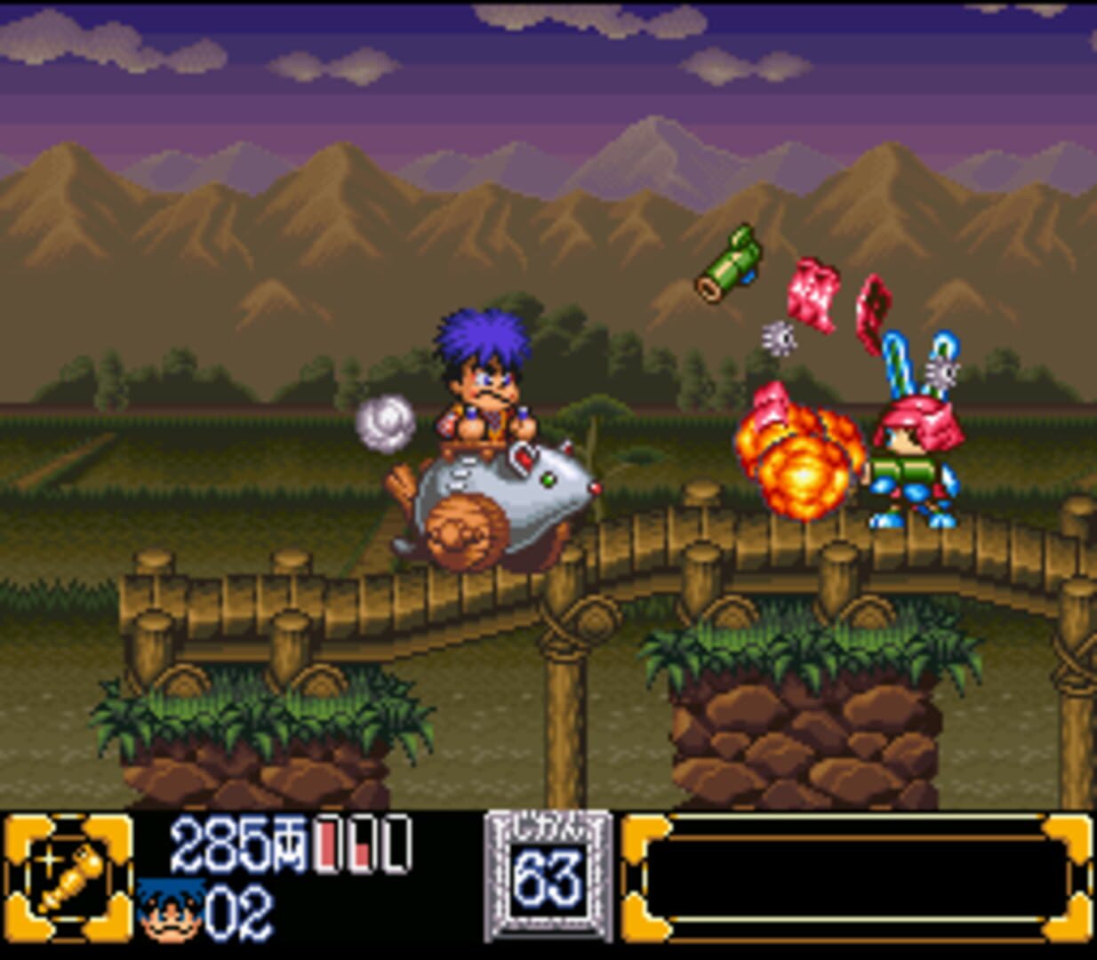 Foto do jogo Ganbare Goemon 2: Kiteretsu Shogun McGuiness