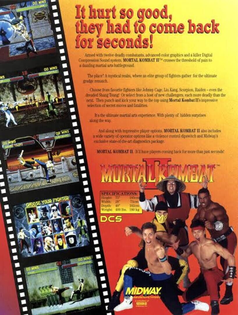 Foto do jogo Mortal Kombat II