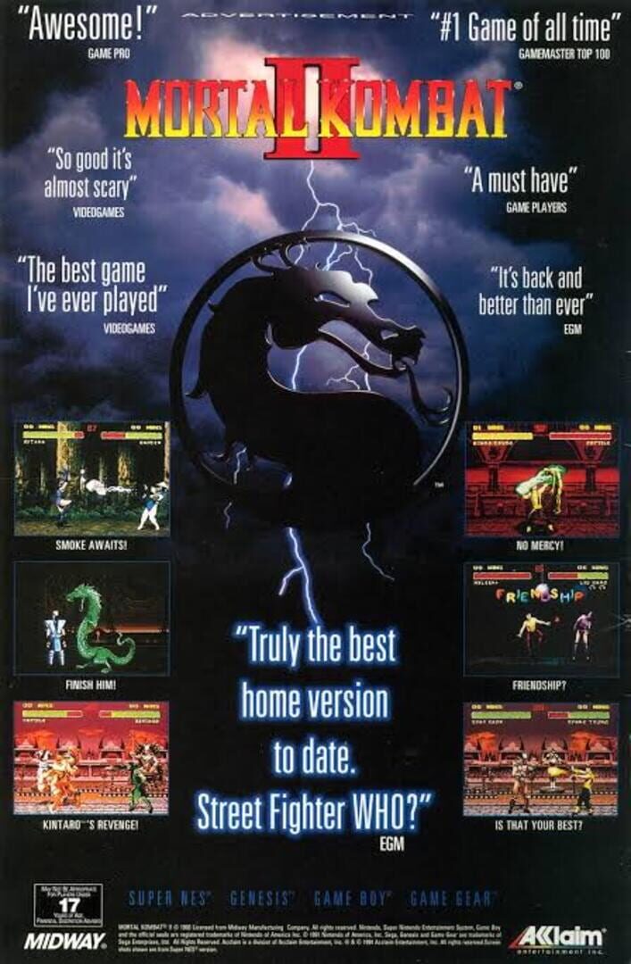 Foto do jogo Mortal Kombat II