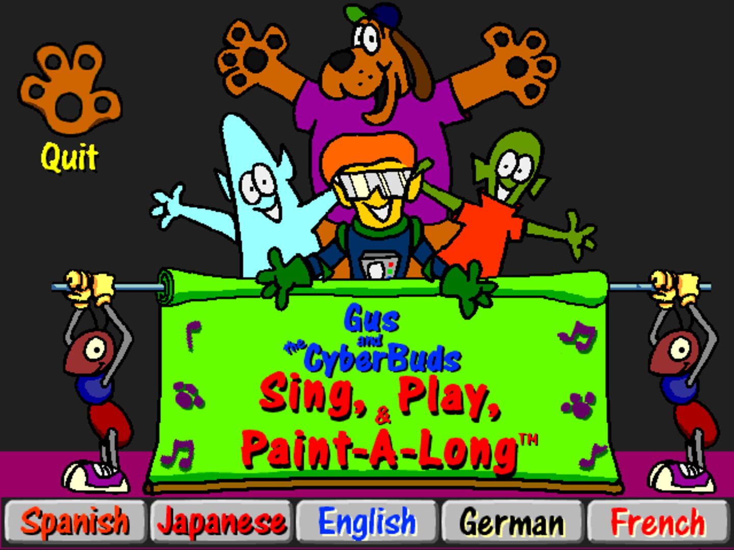 Foto do jogo Gus and the Cyberbuds: Sing, Play & Paint-A-Long