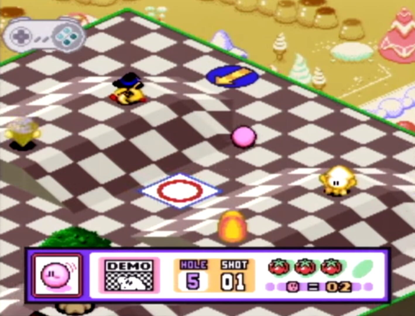 Foto do jogo Kirby's Dream Course