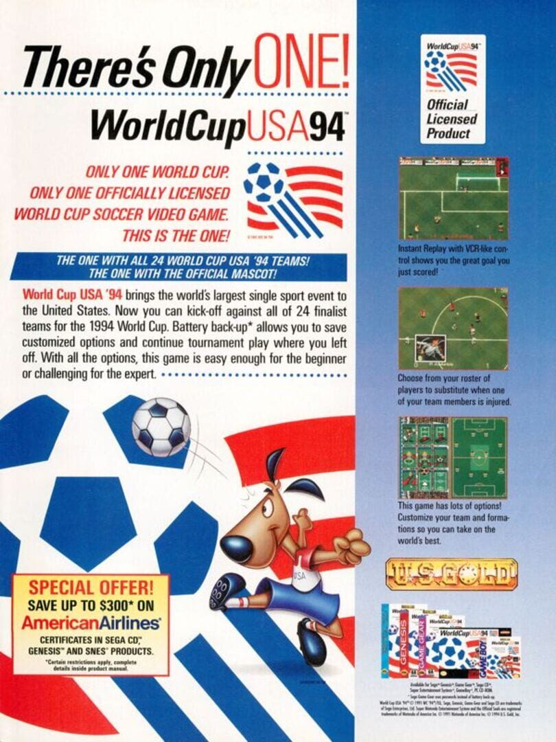 Foto do jogo World Cup USA 94