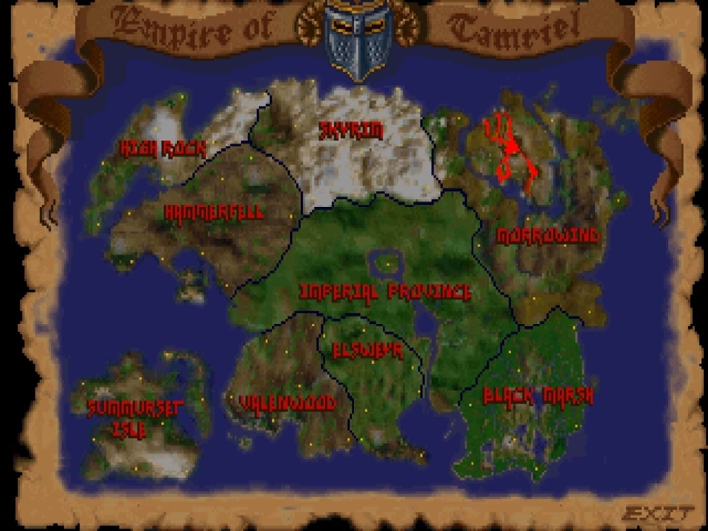 Foto do jogo The Elder Scrolls: Arena