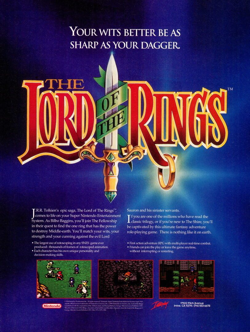 Foto do jogo J.R.R. Tolkien's Lord of the Rings: Volume 1