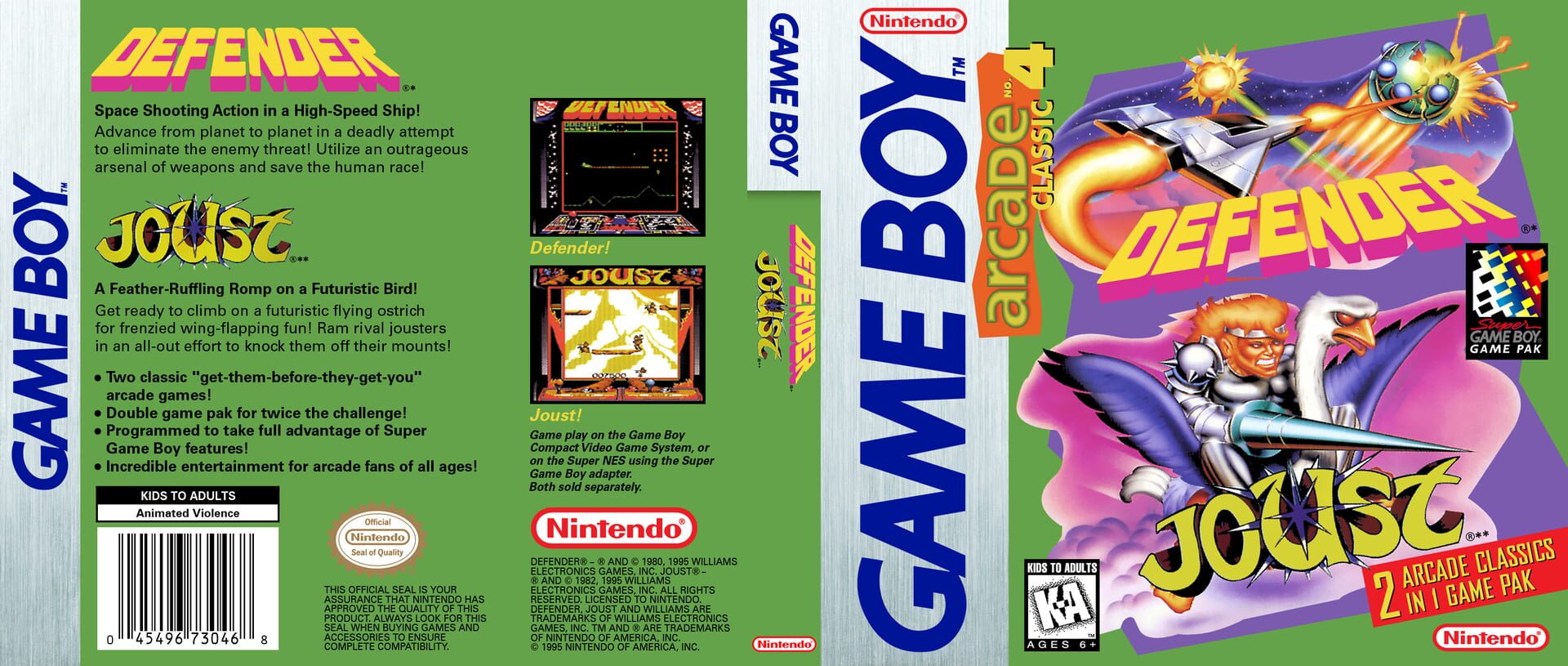 Foto do jogo Arcade Classic No. 4: Defender / Joust