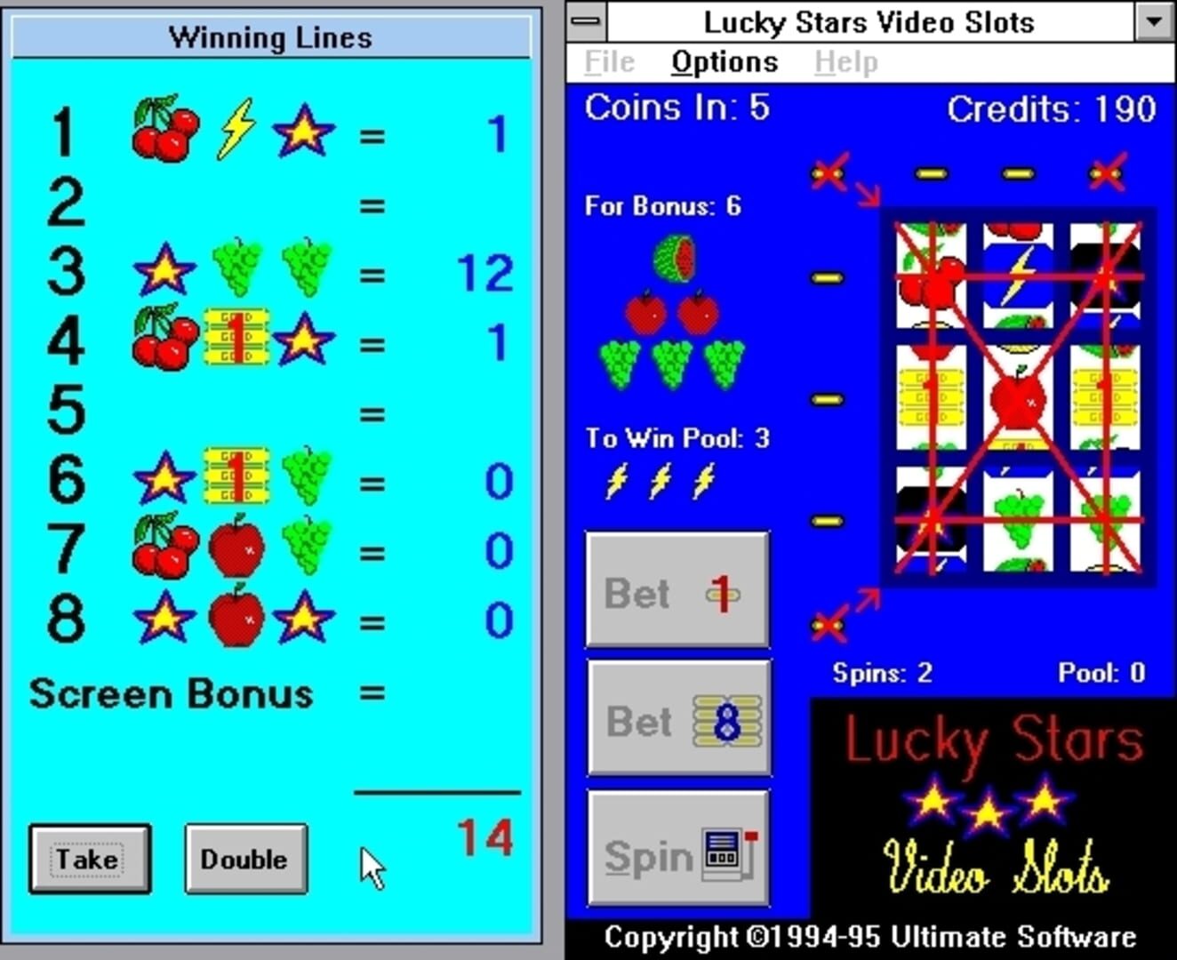 Foto do jogo Lucky Stars Video Slots