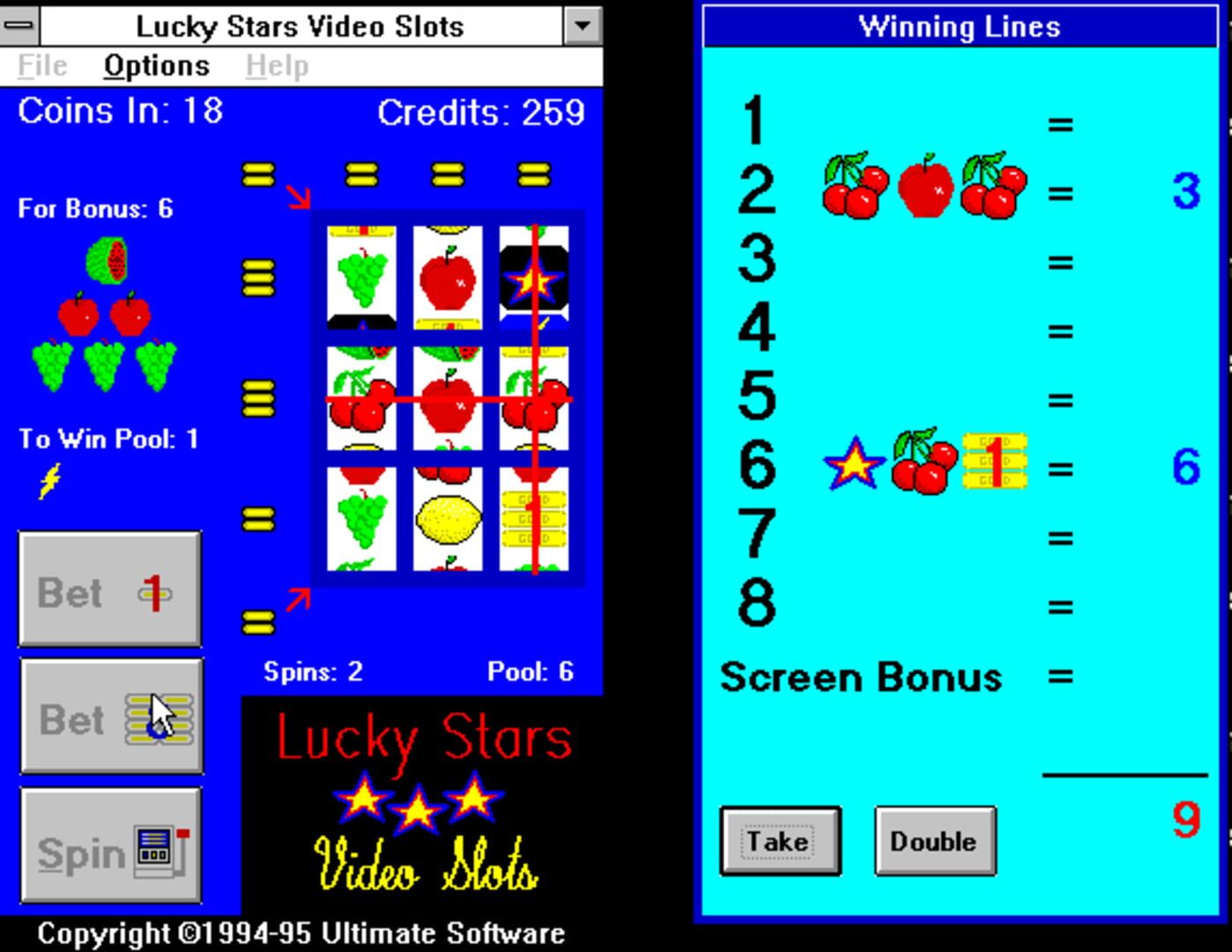 Foto do jogo Lucky Stars Video Slots