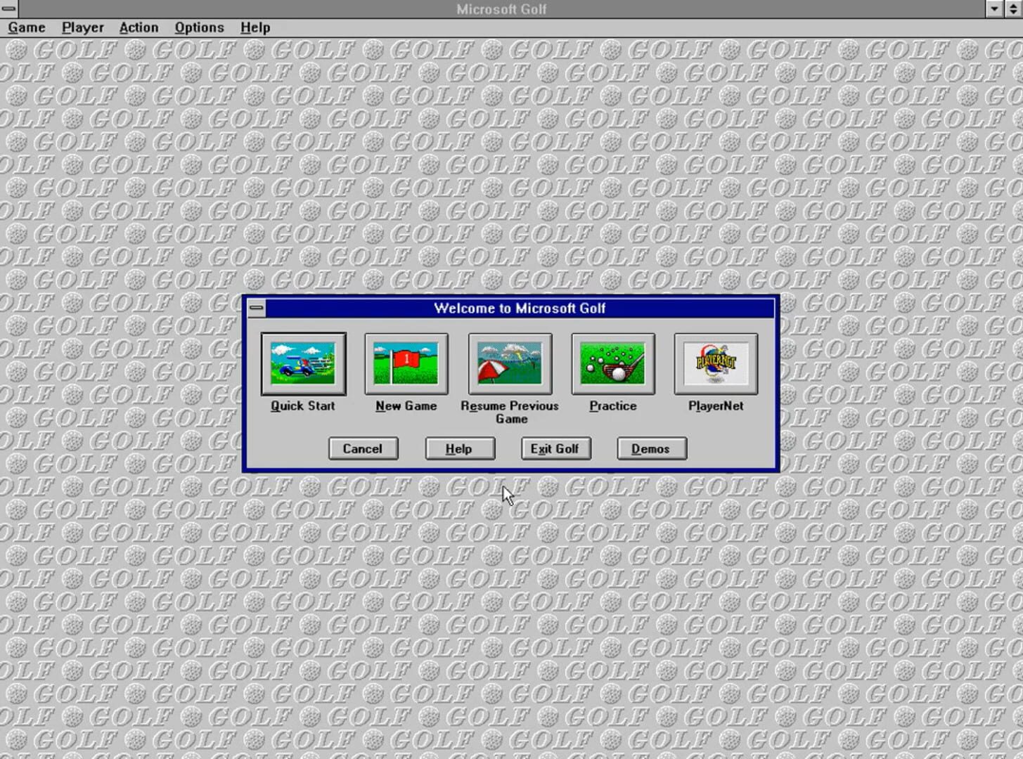Foto do jogo Microsoft Golf 2.0