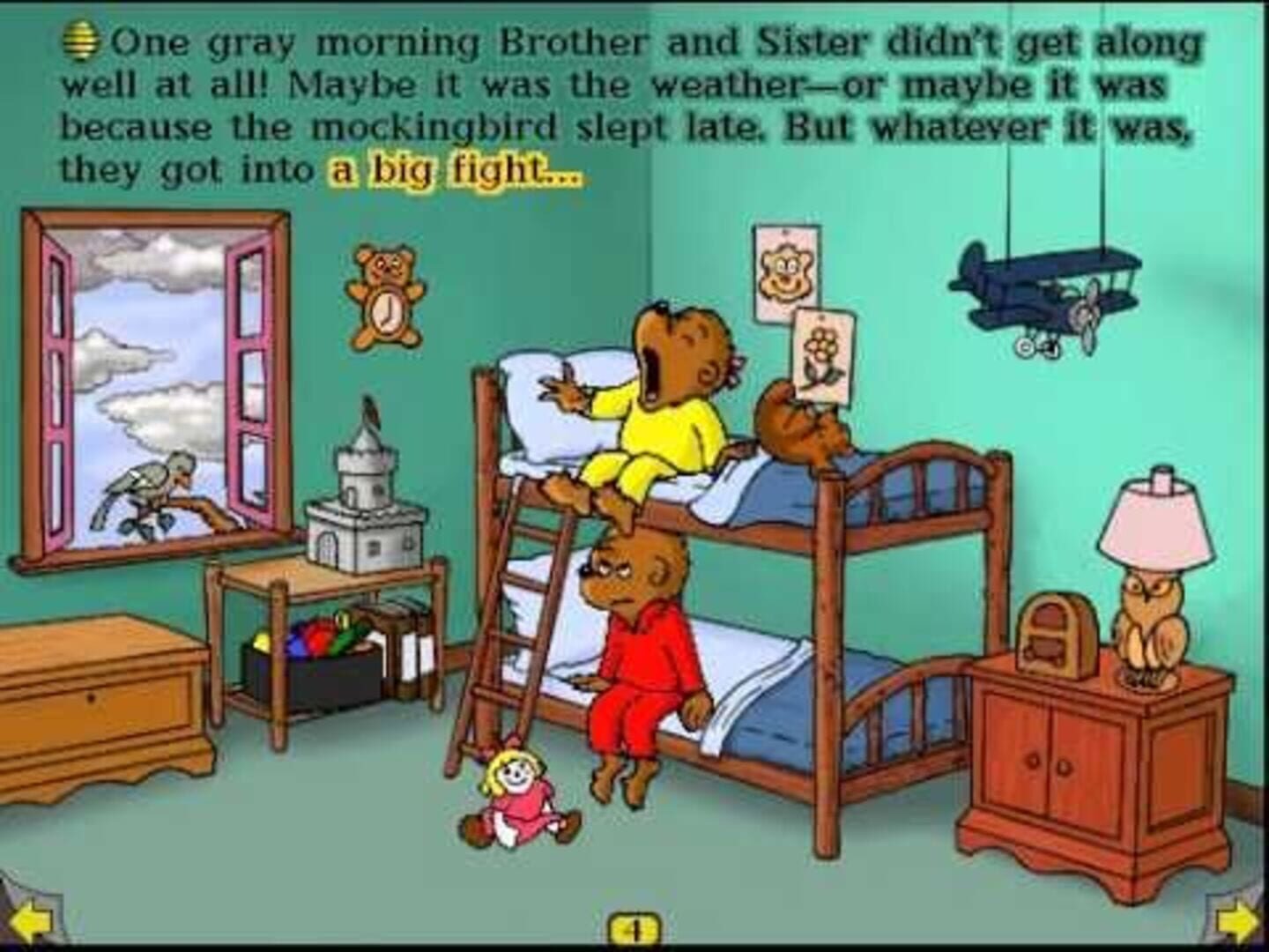 Foto do jogo Living Books: The Berenstain Bears Get in a Fight