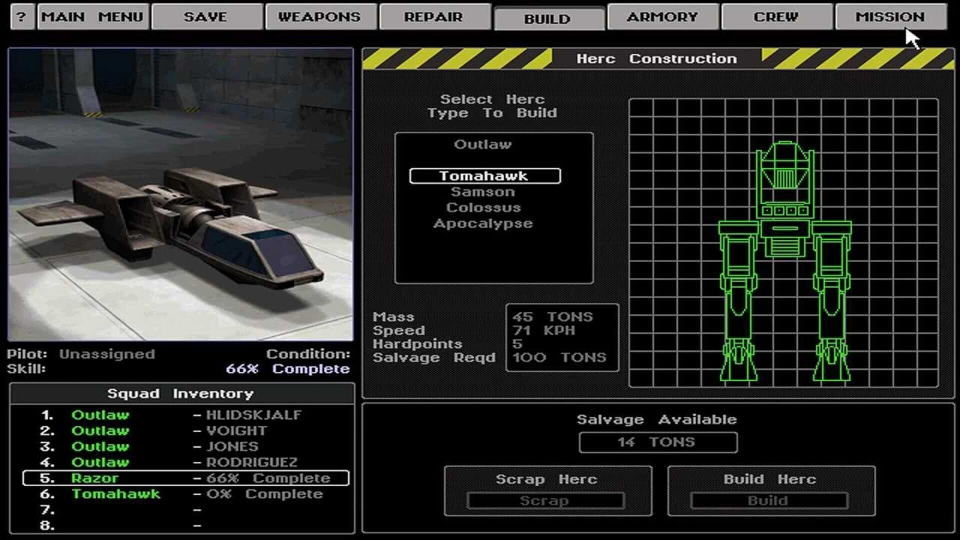 Foto do jogo Earthsiege 2