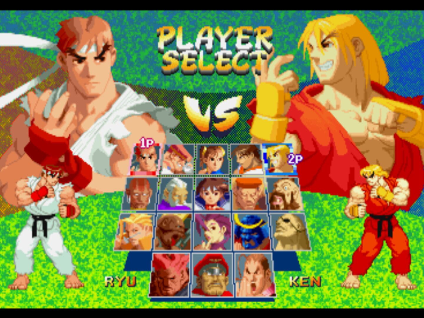 Foto do jogo Street Fighter Alpha 2