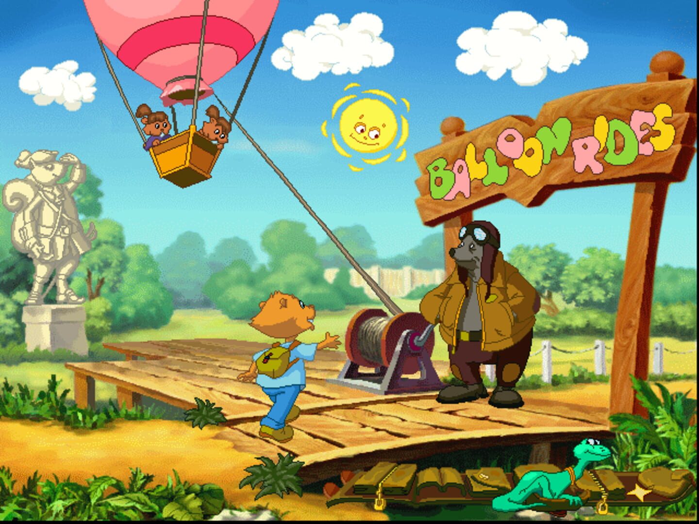 Foto do jogo Gregory & the Hot Air Balloon