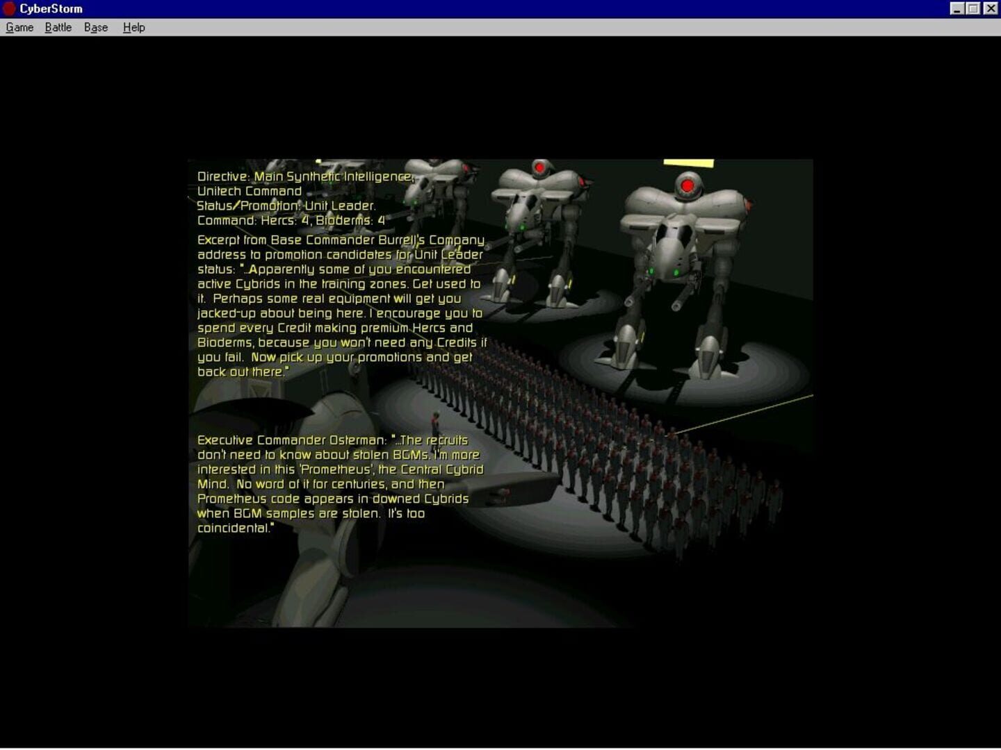 Foto do jogo MissionForce: CyberStorm