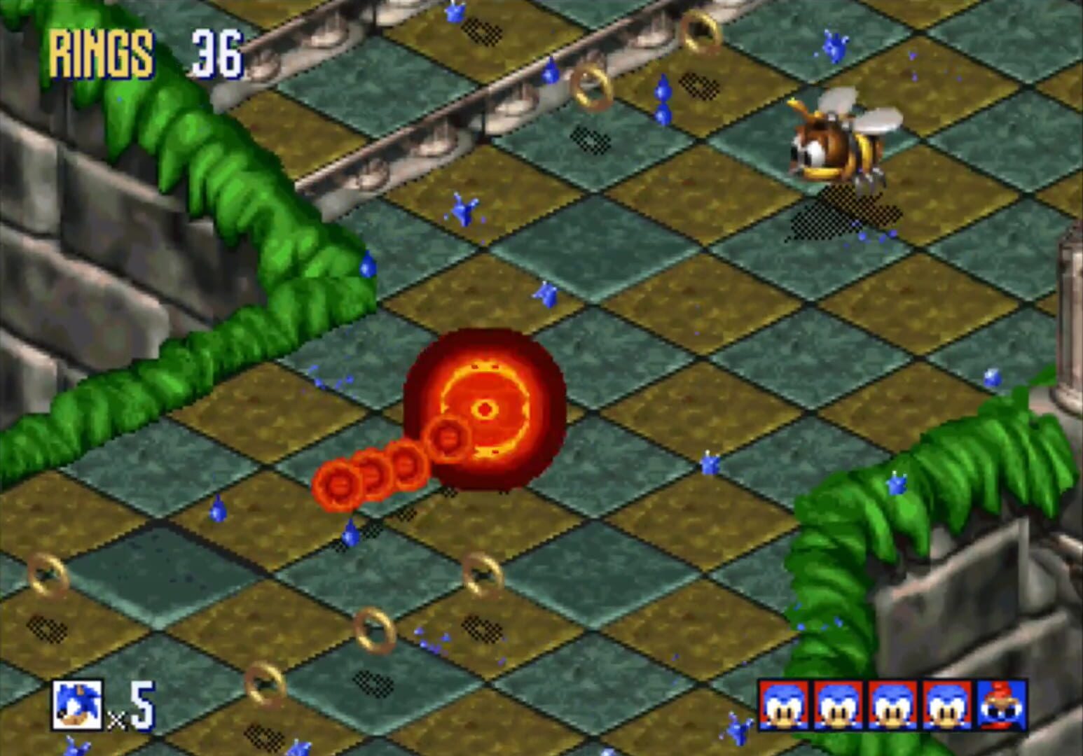 Foto do jogo Sonic 3D Blast