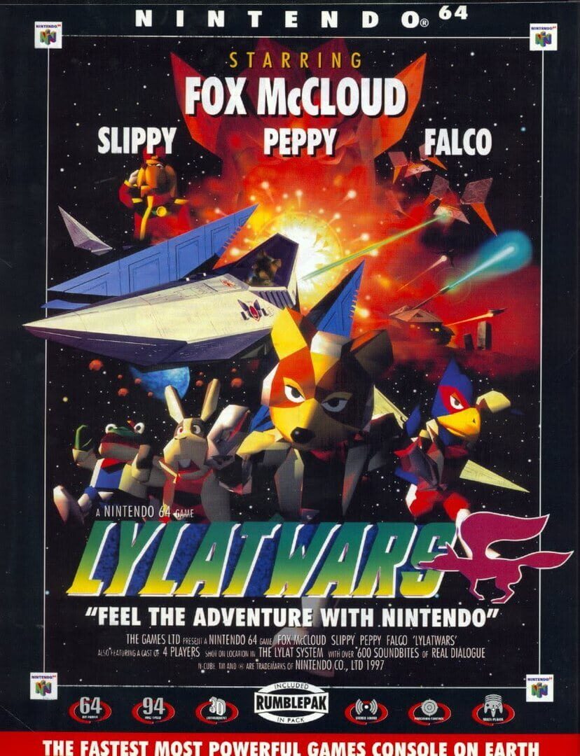 Foto do jogo Star Fox 64