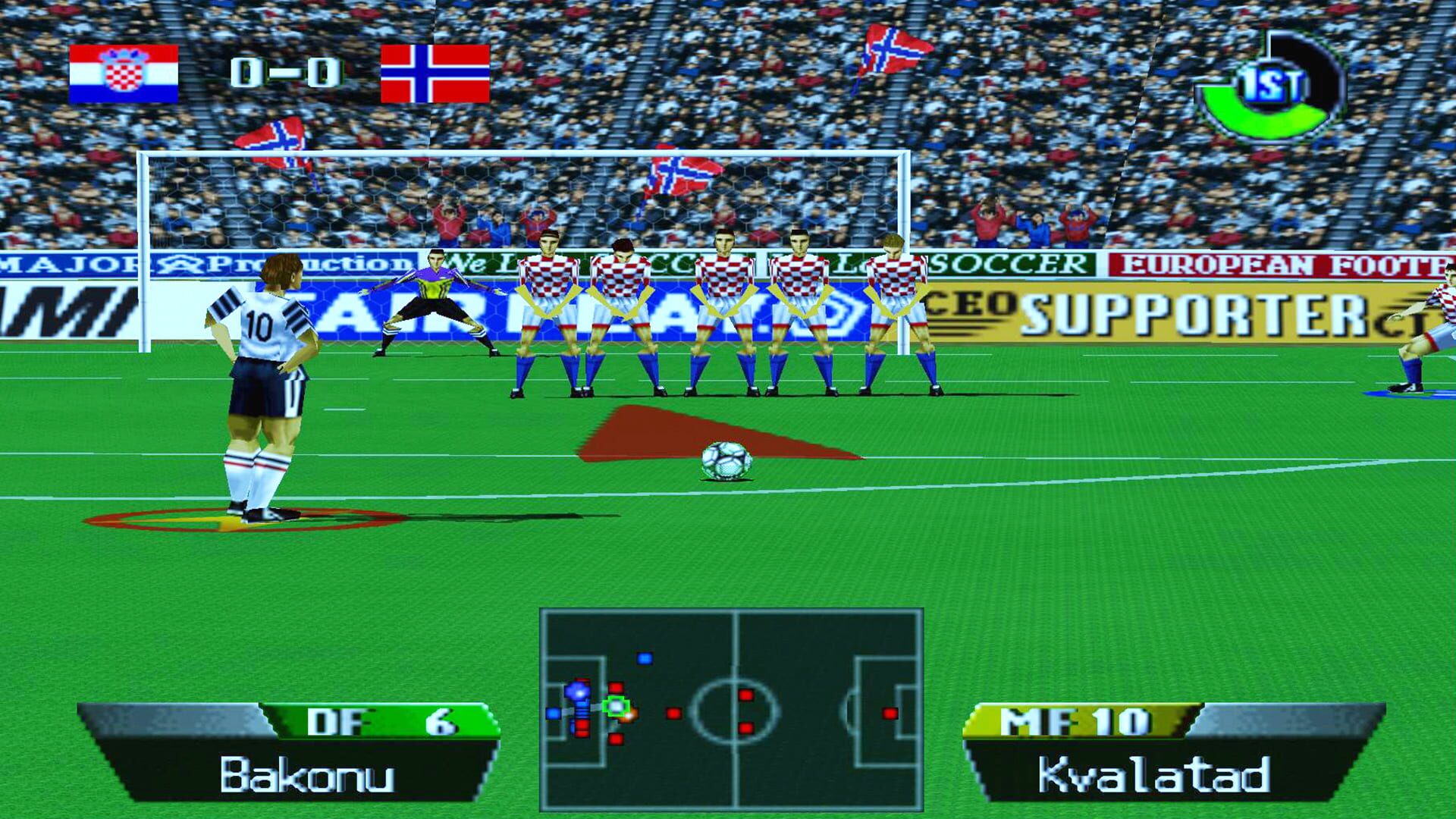Foto do jogo International Superstar Soccer 64