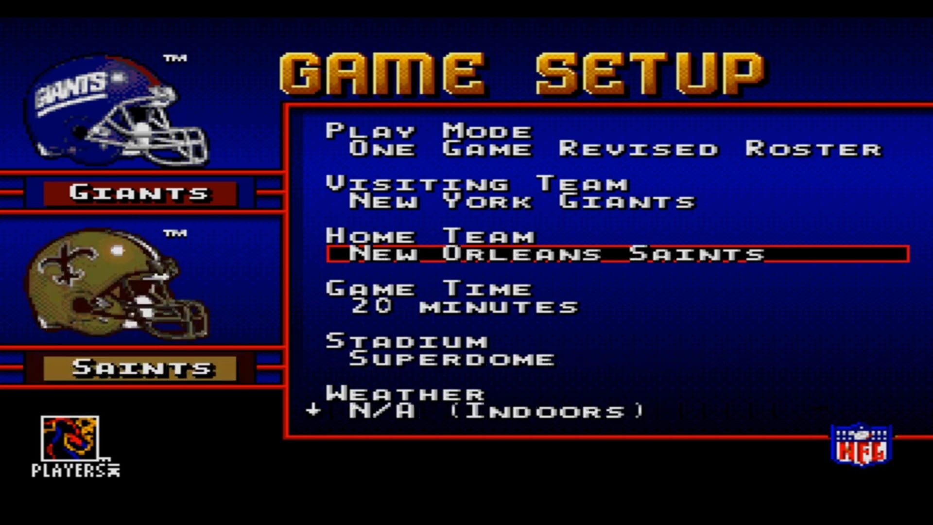 Foto do jogo Sega Sports NFL 98