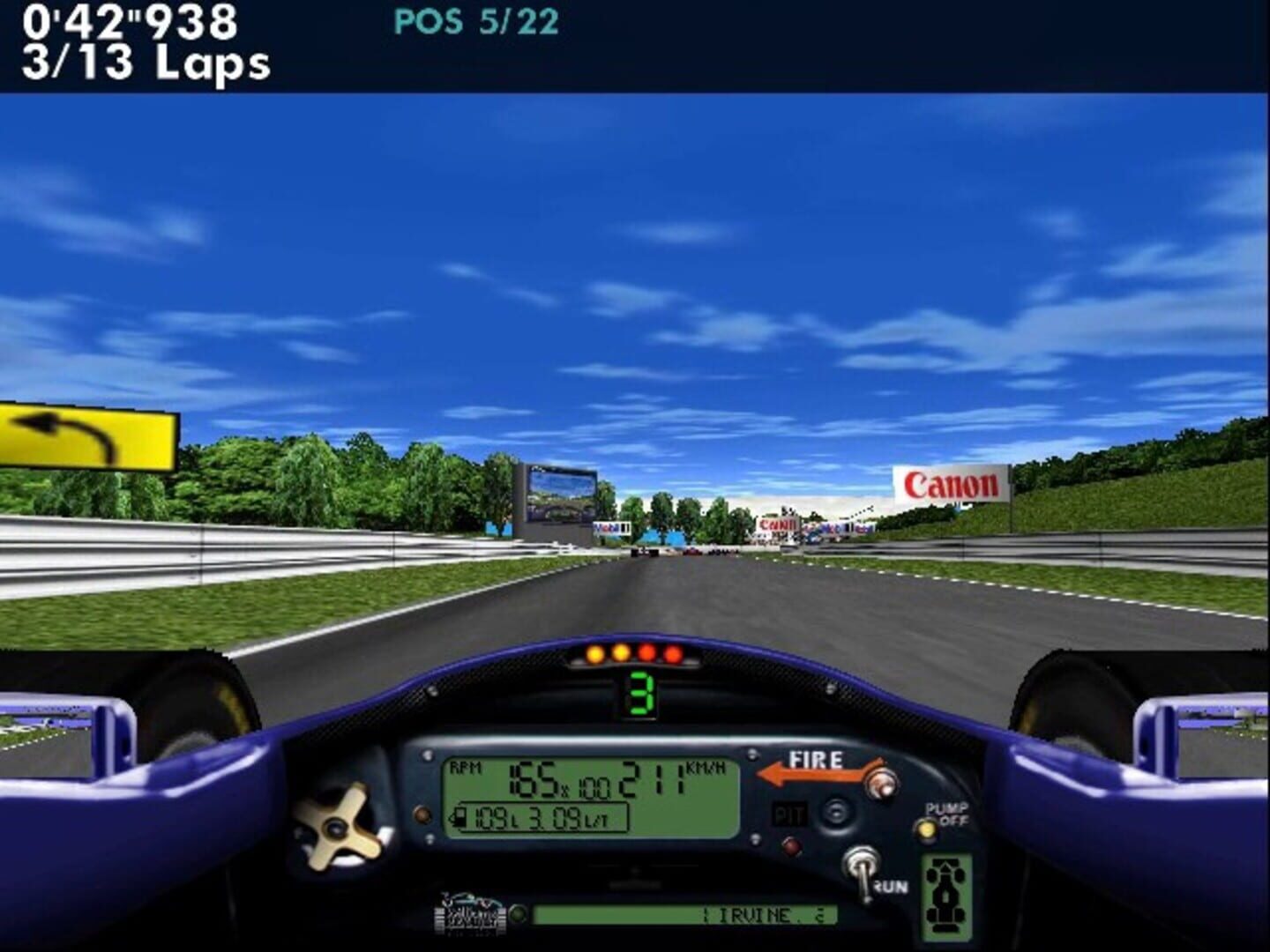 Foto do jogo F1 Racing Simulation