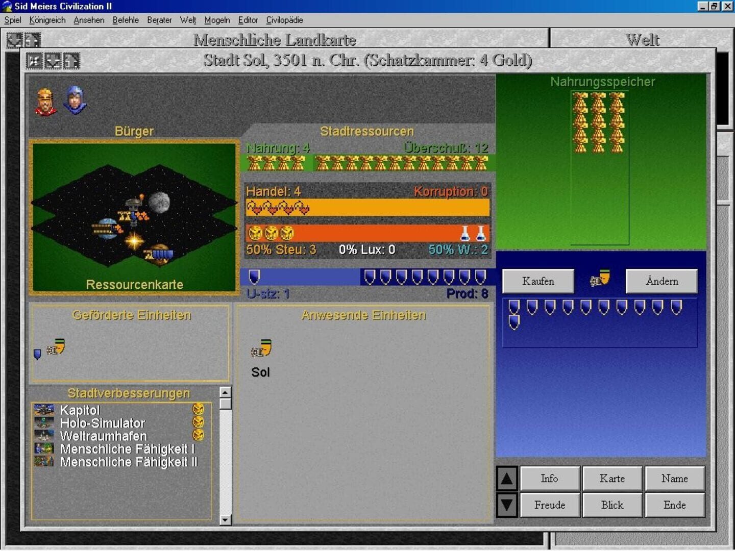 Foto do jogo Sid Meier's Civilization II: Fantastic Worlds