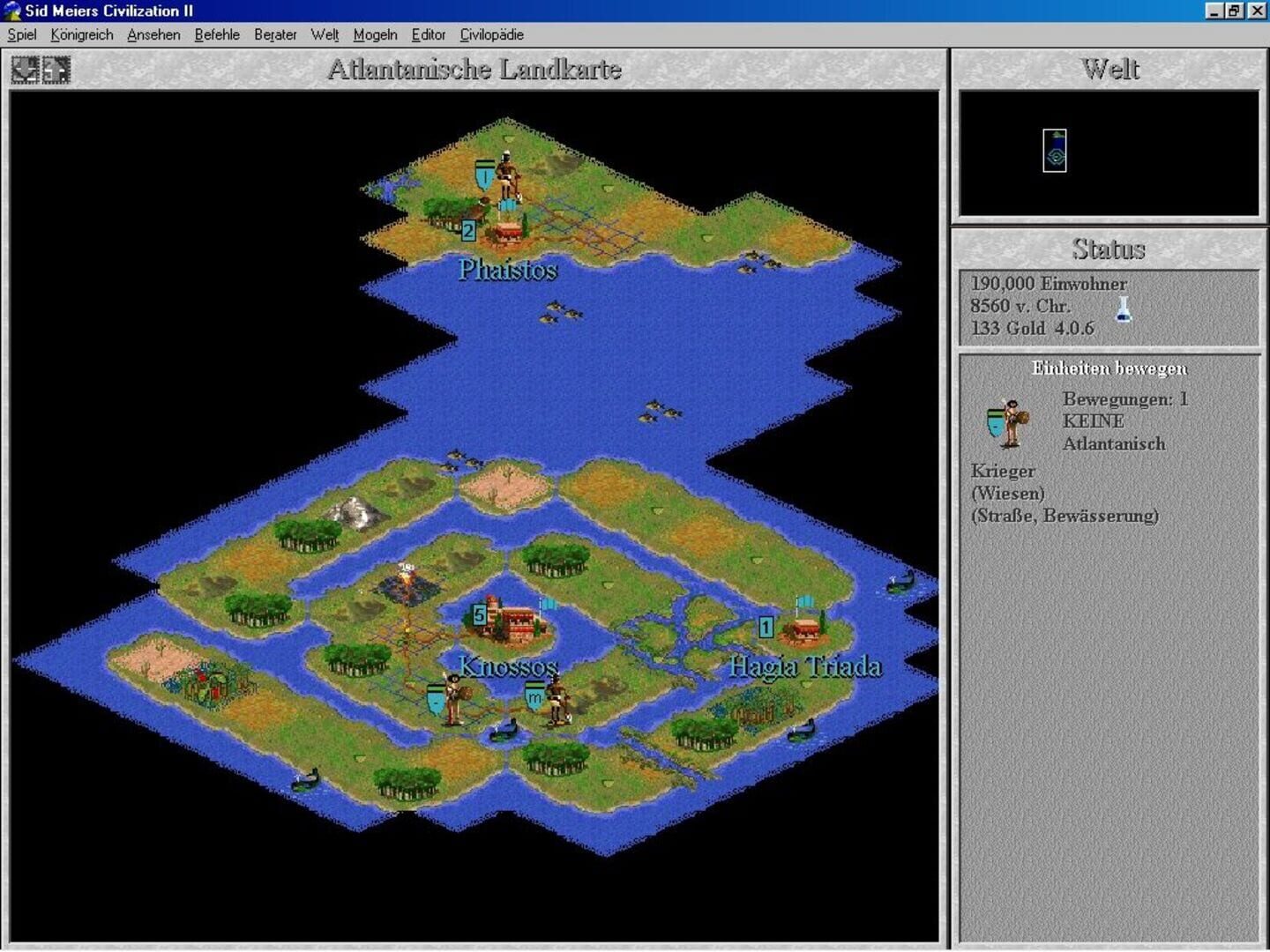 Foto do jogo Sid Meier's Civilization II: Fantastic Worlds