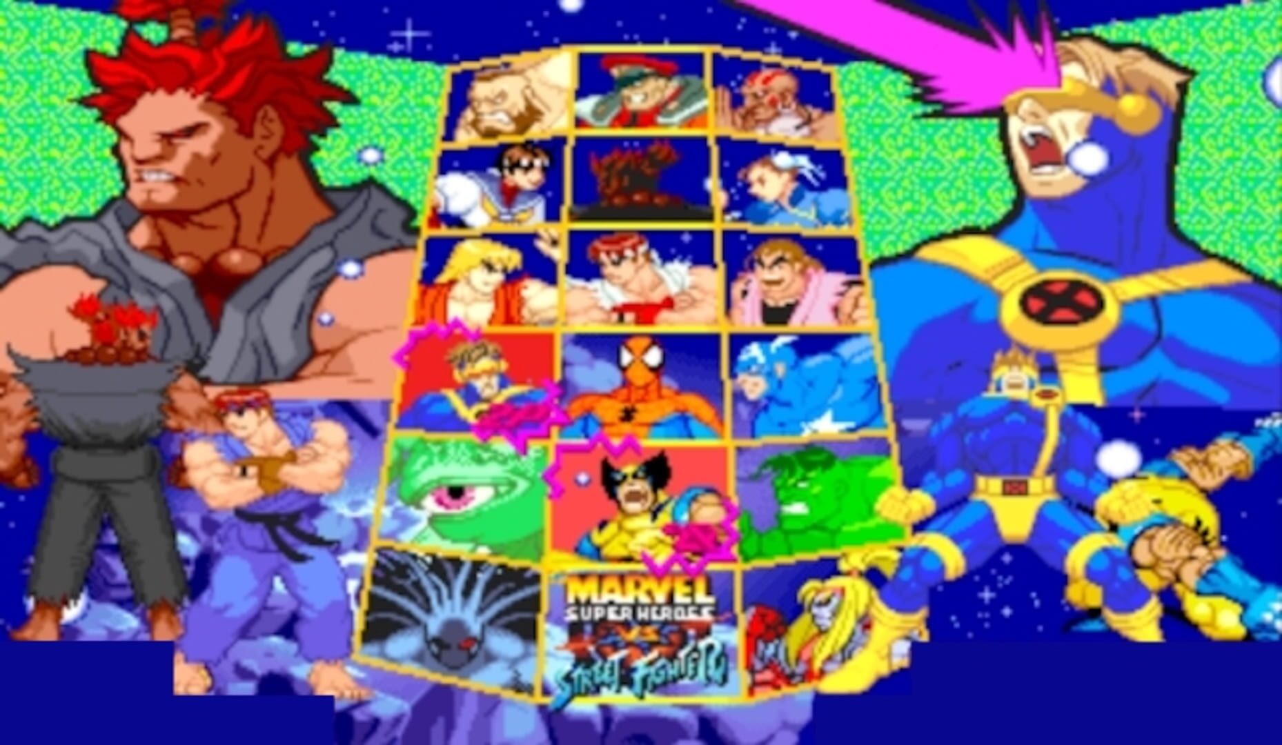 Foto do jogo Marvel Super Heroes vs. Street Fighter
