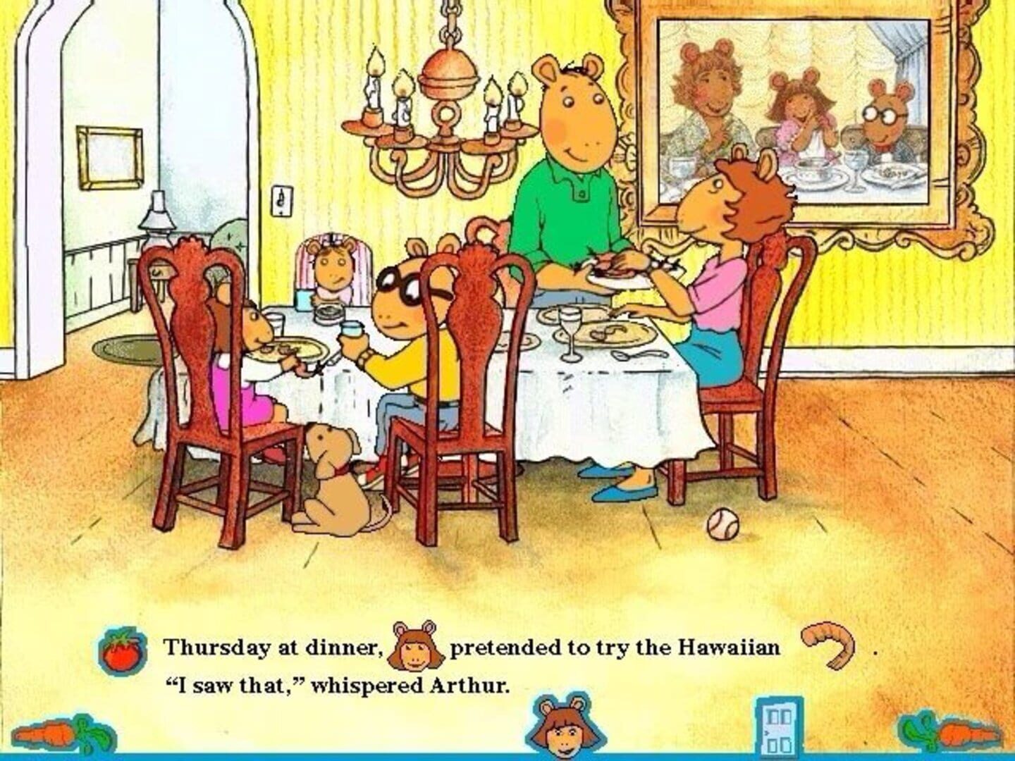 Foto do jogo Living Books: D.W. the Picky Eater