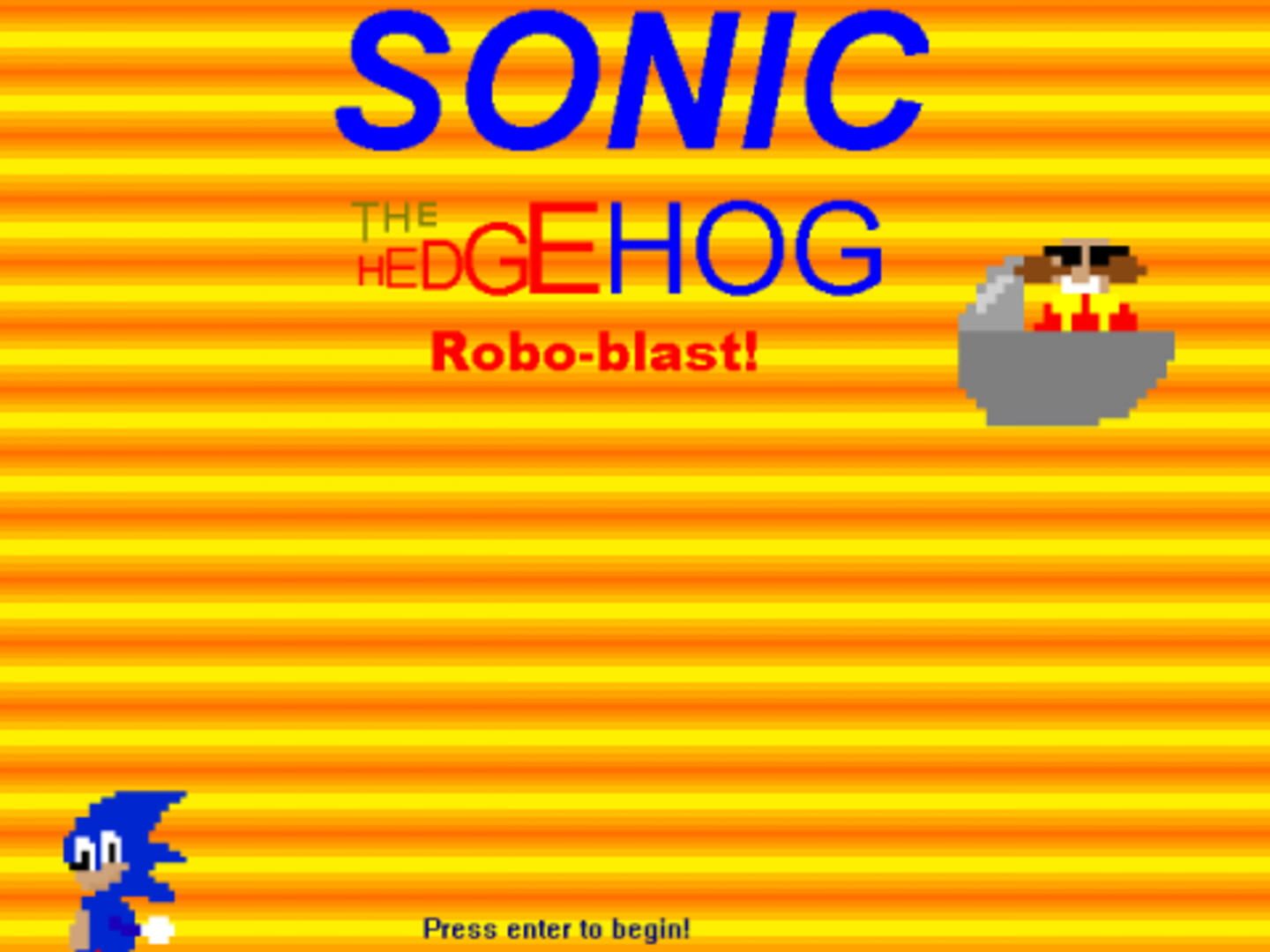 Foto do jogo Sonic Robo Blast