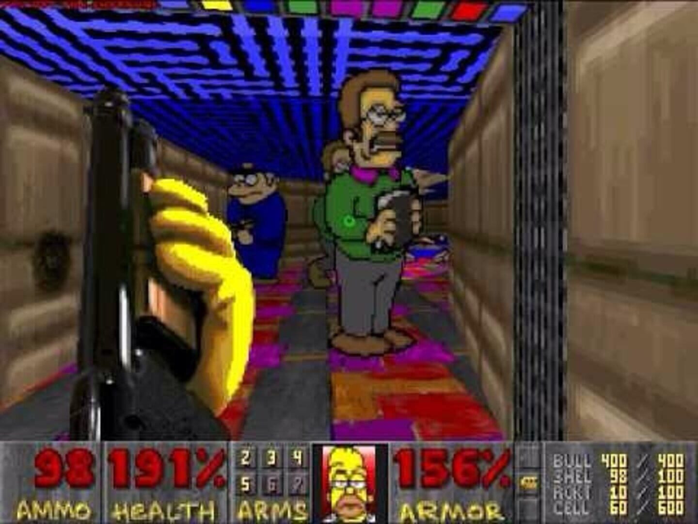 Foto do jogo The Ultimate Simpsons Doom