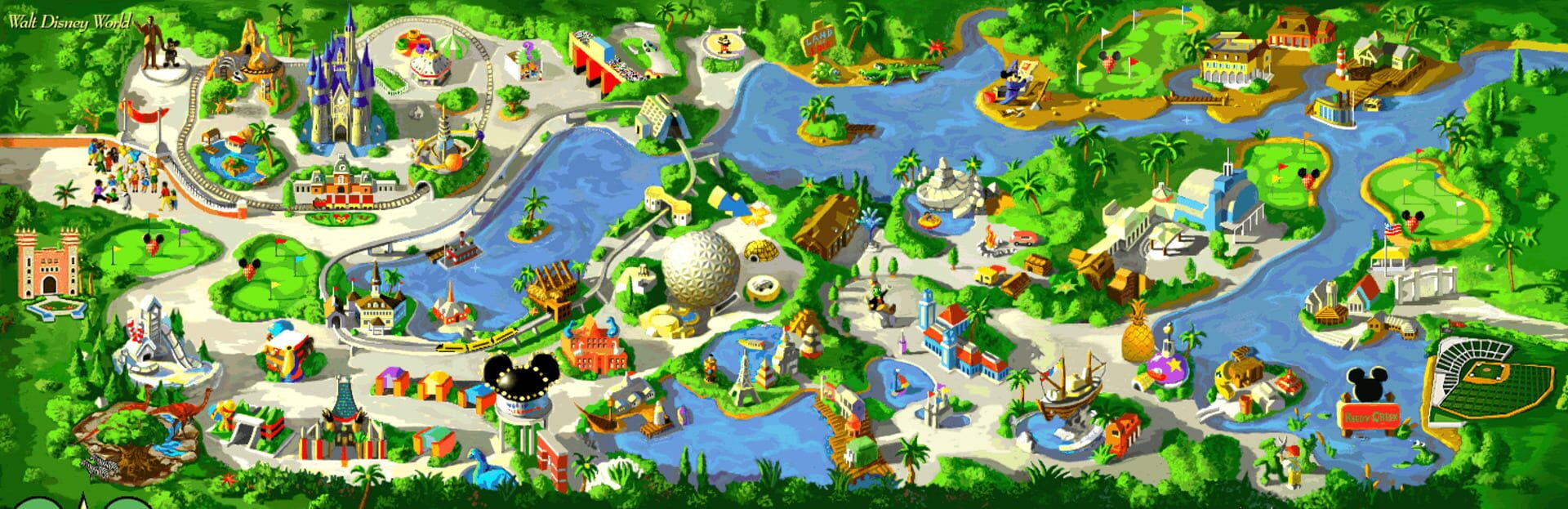 Foto do jogo The Walt Disney World Explorer: Second Edition