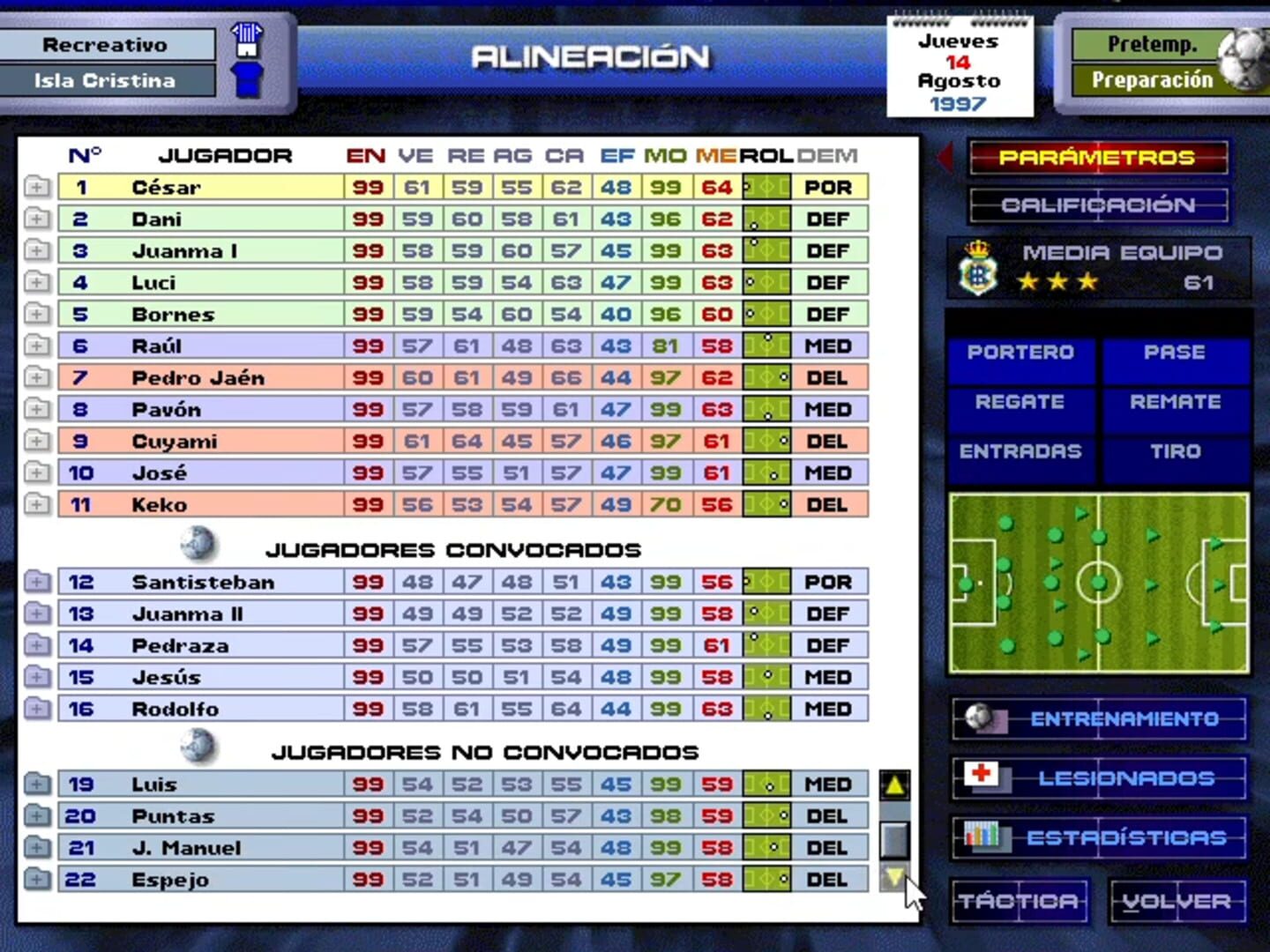 Foto do jogo PC Fútbol 6.0