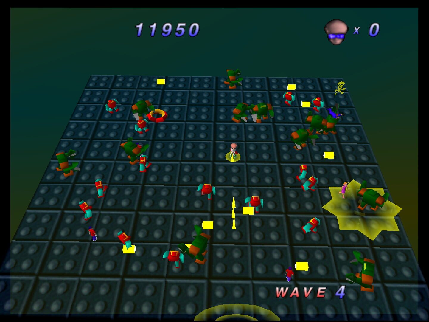 Foto do jogo Robotron 64