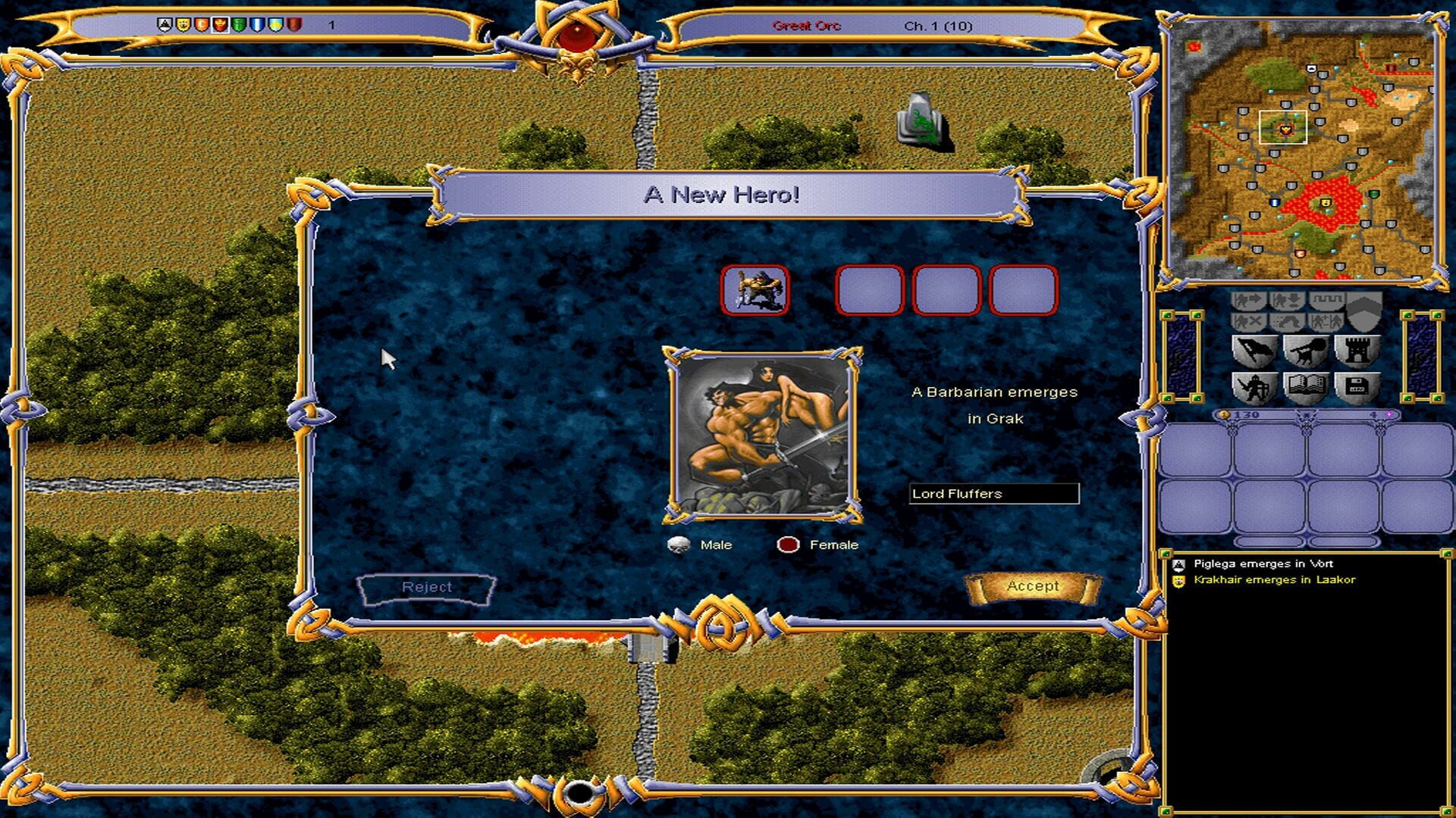 Foto do jogo Warlords III: Darklords Rising